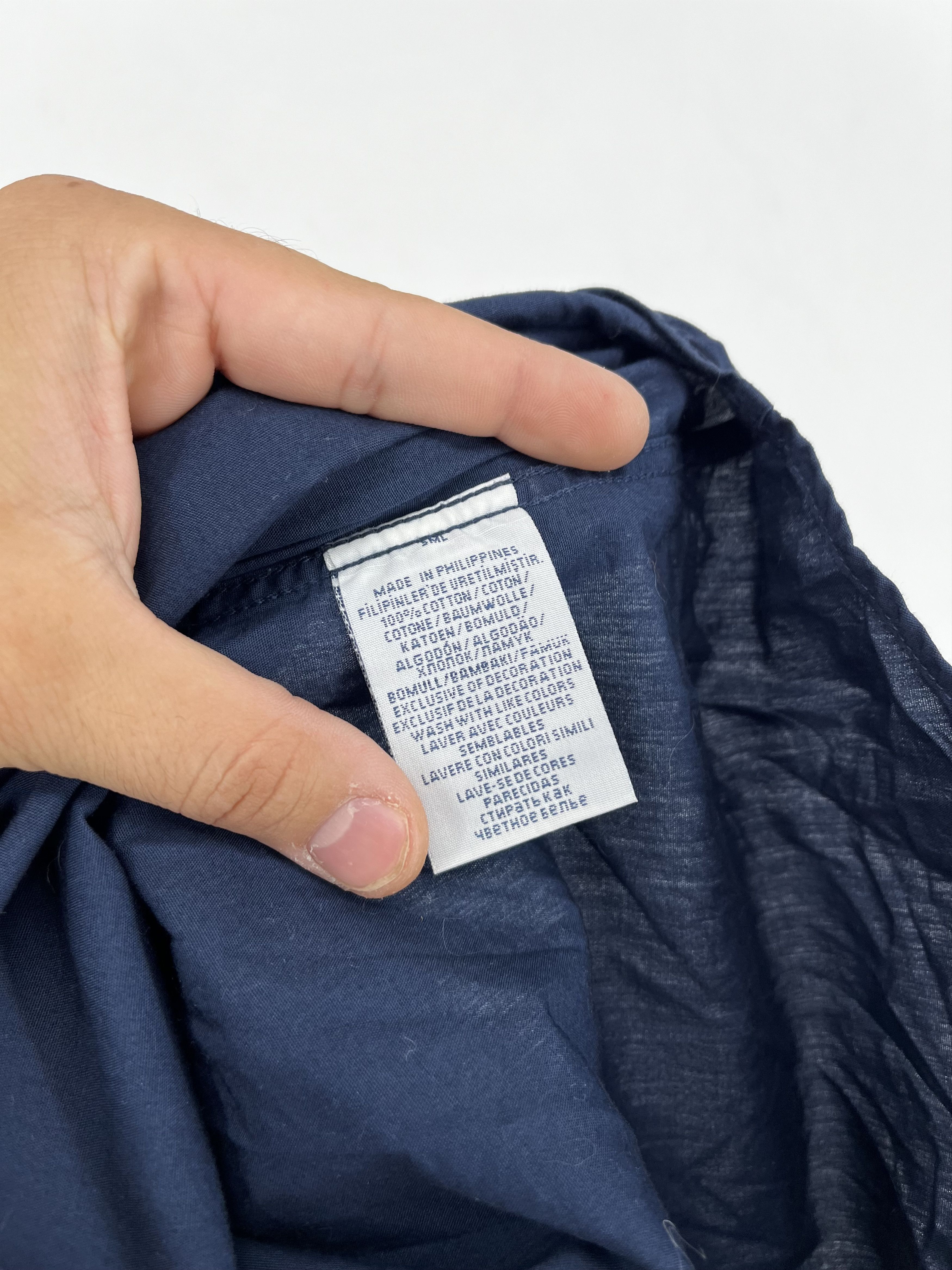 Polo Ralph Lauren Vintage Navy Shirt Polo Ralph Lauren Size M Rare Size US M / EU 48-50 / 2 - 8 Thumbnail