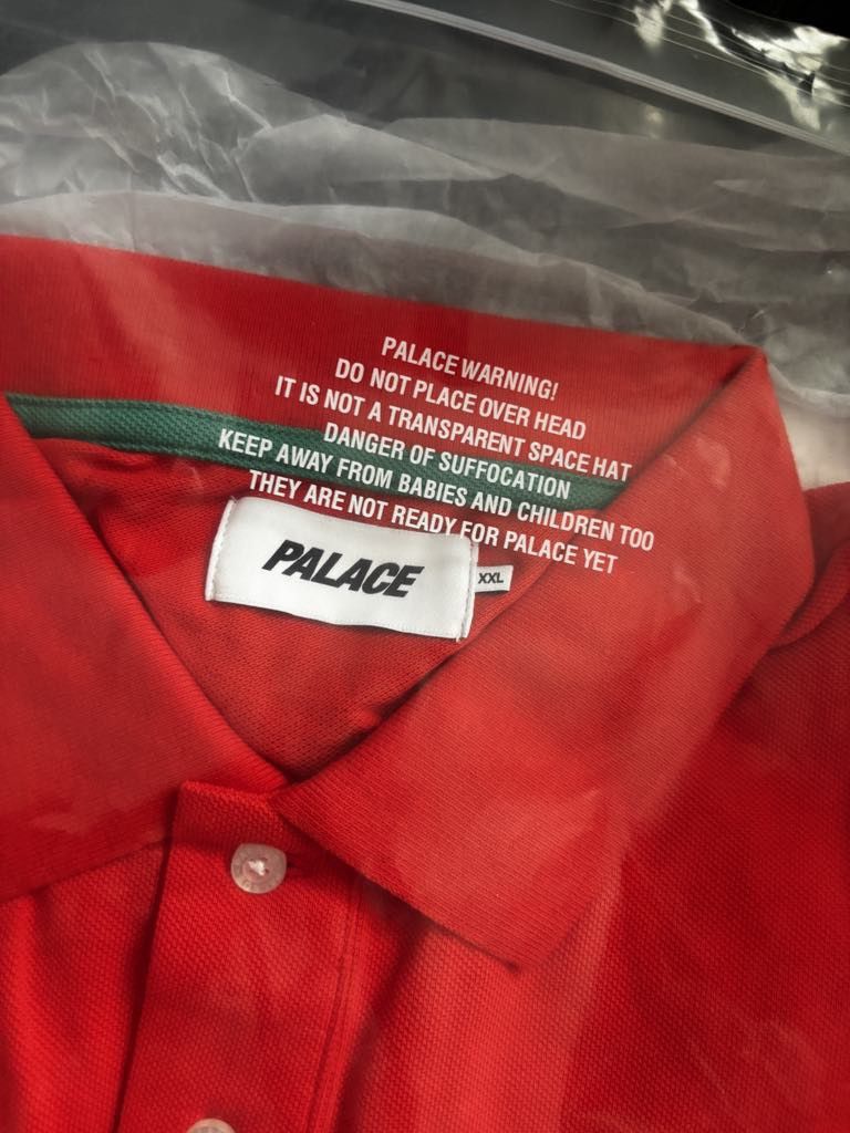 Palace Palace Geezer Polo Red/Green Size US XXL / EU 58 / 5 - 5 Thumbnail