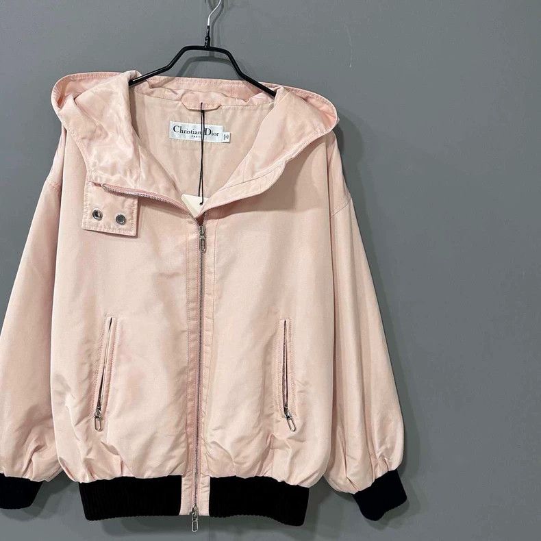 Dior Dior Pink hooded zipper jacket 2503-Nextarrow Size XXS / US 00 / IT 34 - 2 Thumbnail