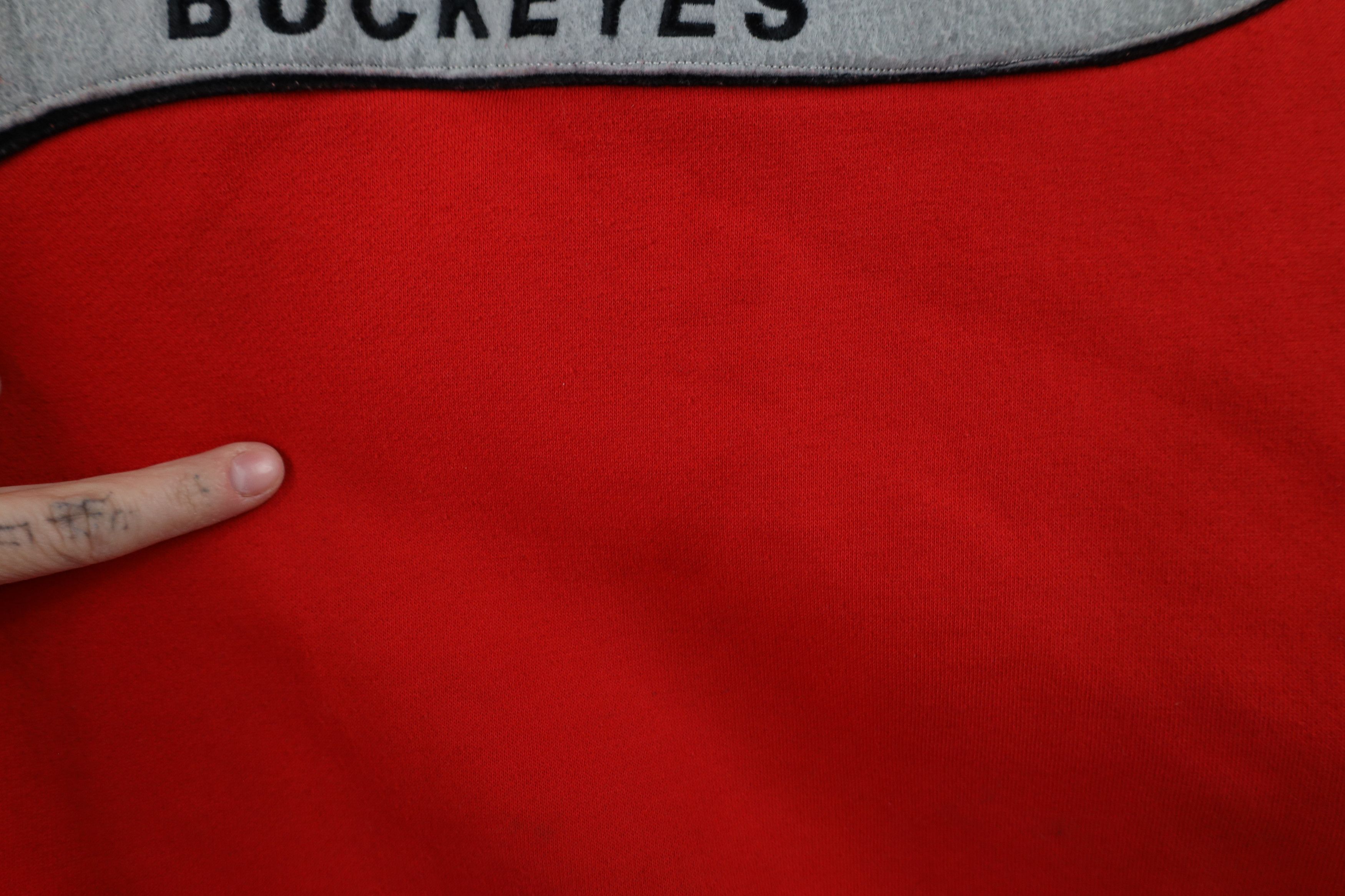 Starter × Vintage Vintage 90s Starter Script Ohio State University Hoodie Red Size US L / EU 52-54 / 3 - 13 Thumbnail