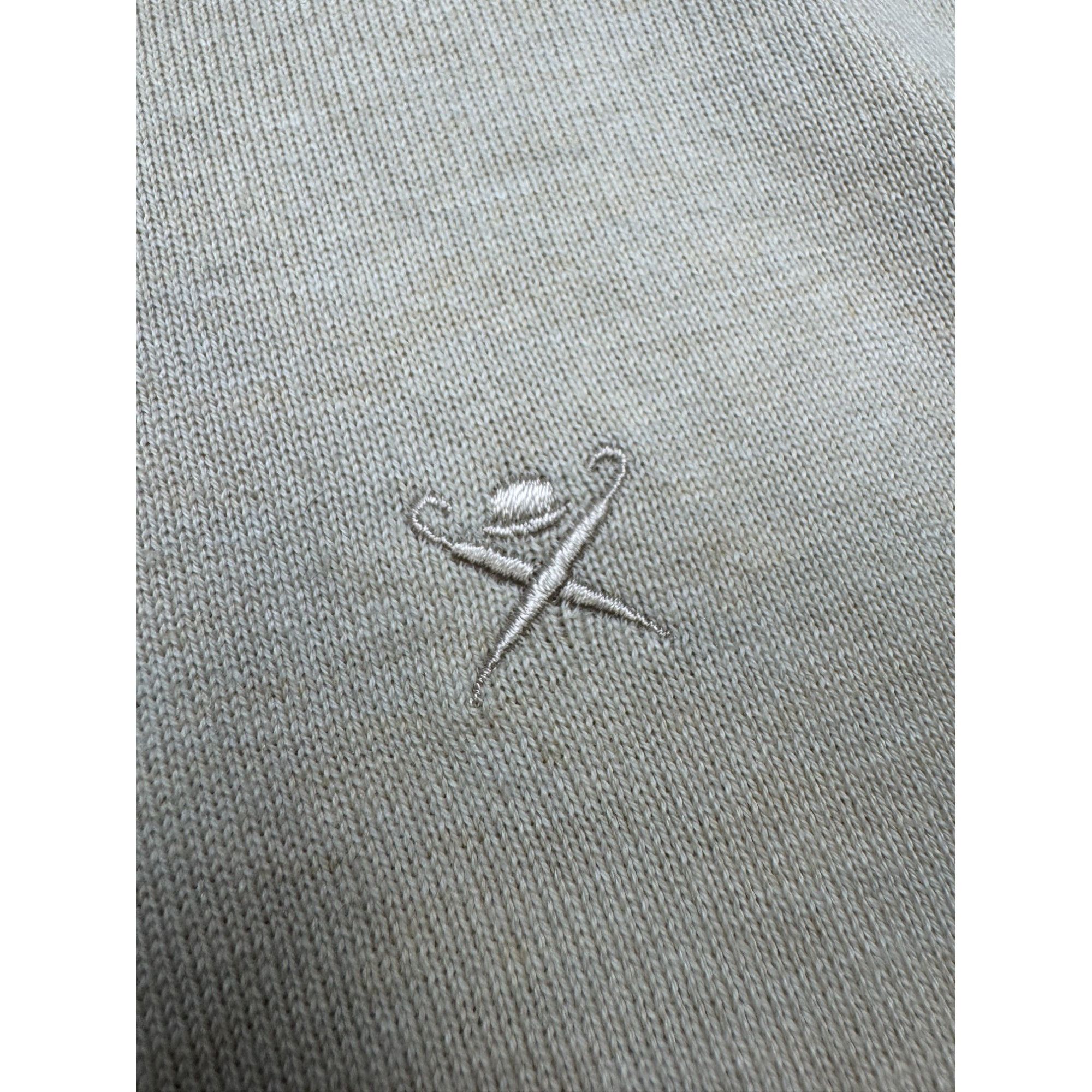 Hackett Hackett 1/3 Zip Cotton Silk Pullover Sweater (Y1270) Size US M / EU 48-50 / 2 - 5 Thumbnail