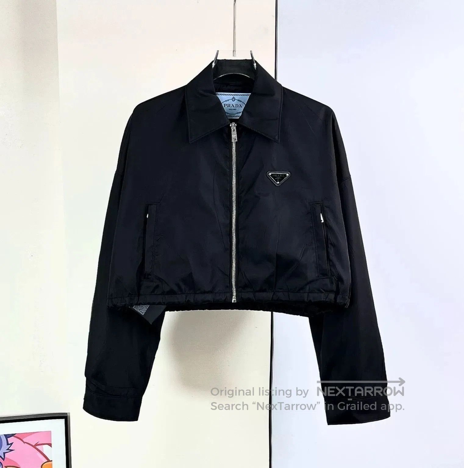 Prada Prada Women's Black Recycled Nylon Short Jacket. Size S / US 4 / IT 40 - 2 Thumbnail