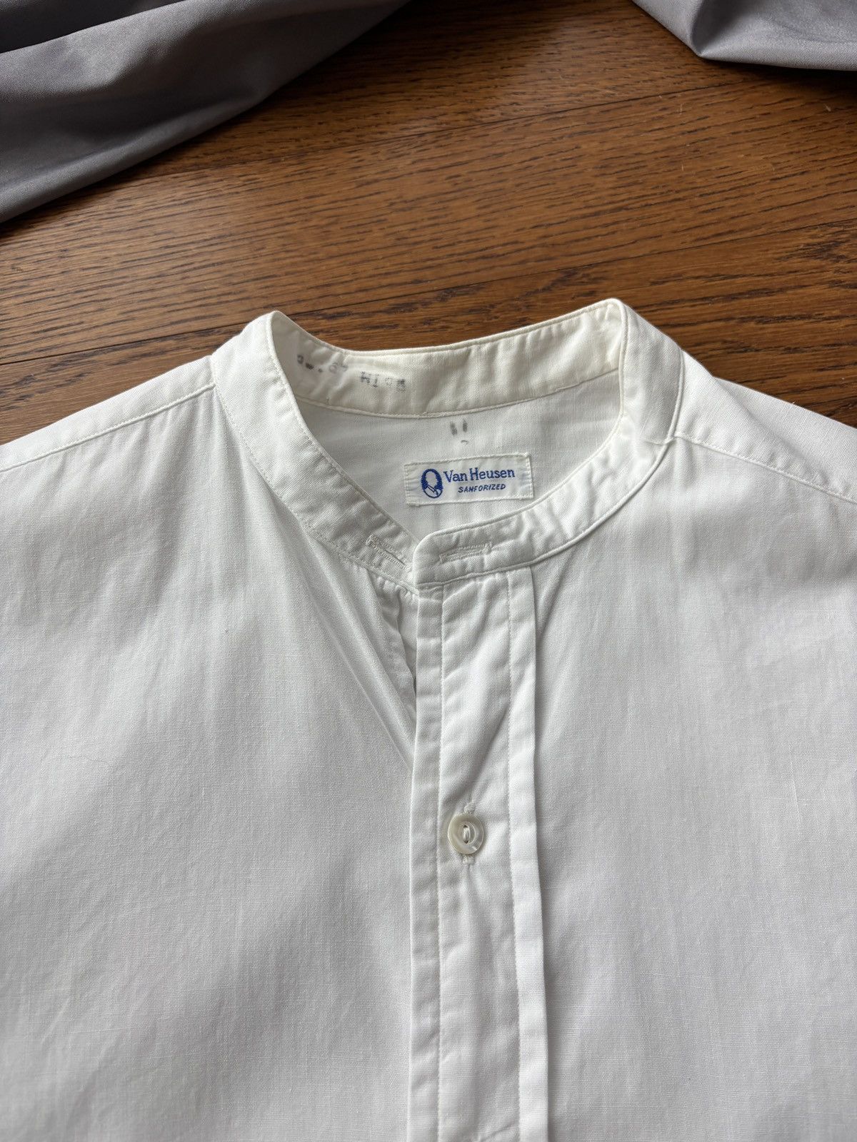 Van Heusen × Vintage 1940s Van Heusen Shirt Vintage Detachable Collar WW2 Sanfor Size US S / EU 44-46 / 1 - 10 Thumbnail