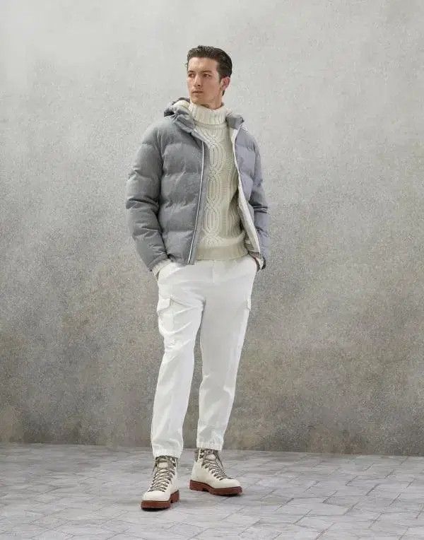 0924 Wr Padded Jacket in Grey