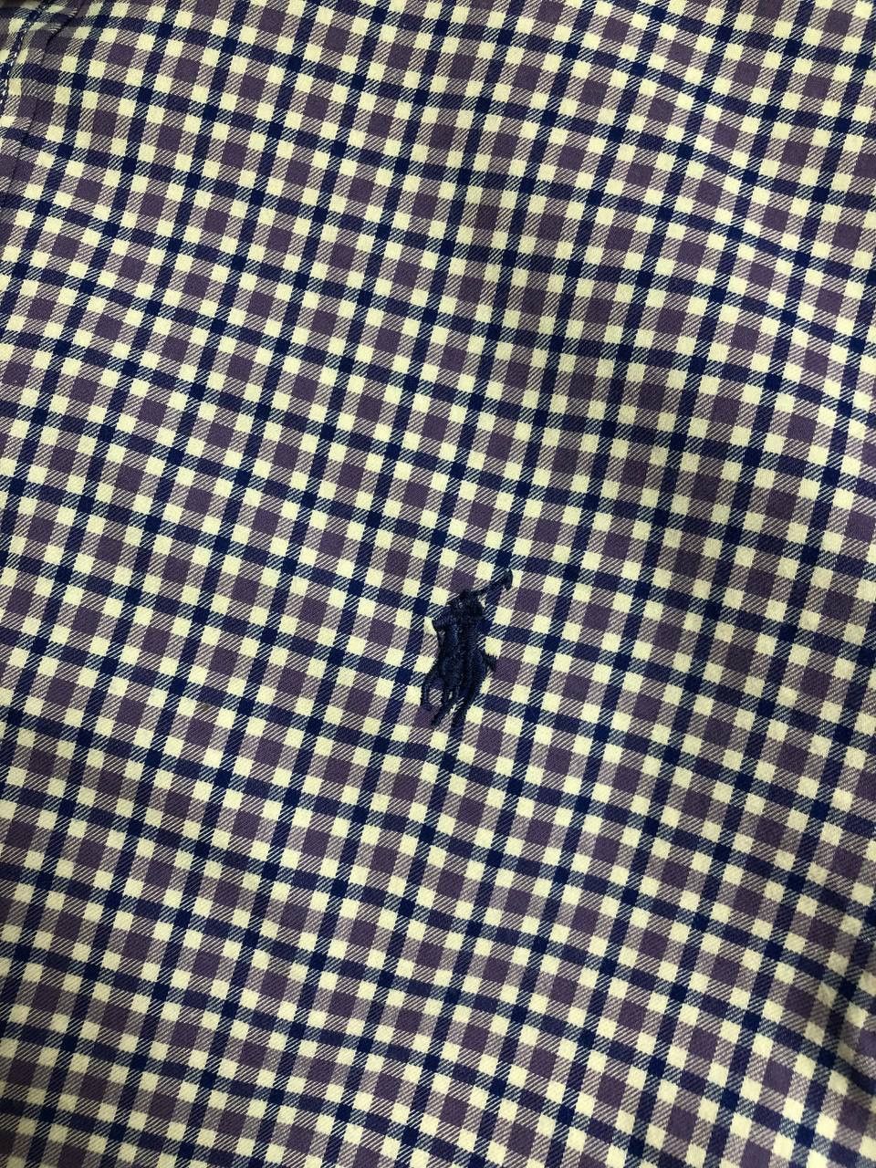 Polo Ralph Lauren × Vintage Vintage 1990s Polo Ralph Lauren Plaid Cotton Button Up Shirt Size US M / EU 48-50 / 2 - 8 Thumbnail