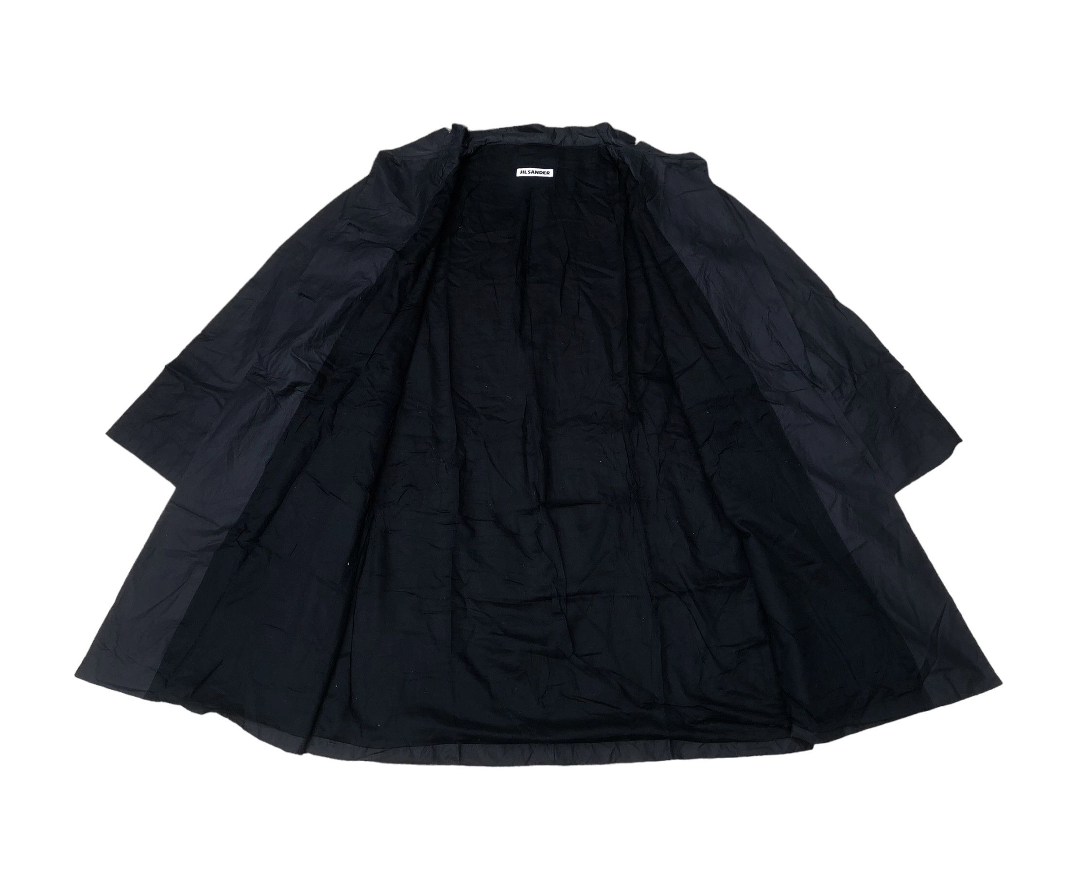 Jil Sander JIL SANDER Waxed Long Rain Coat Luxury Designer Jacket Size XS / US 0-2 / IT 36-38 - 8 Thumbnail