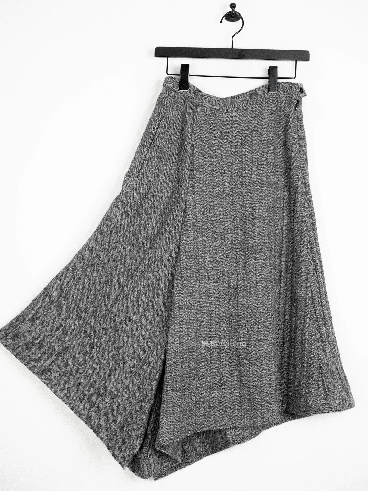 Yohji Yamamoto Yohji 19AW Vintage Ribbed Herringbone Skirt Pants Size 26" / US 2 / IT 38 - 3 Thumbnail