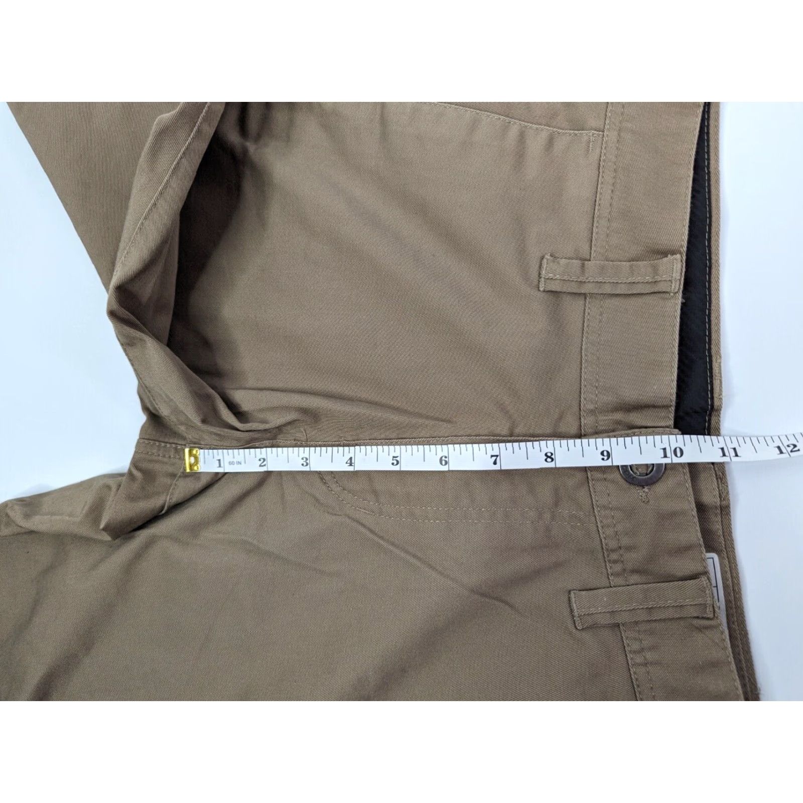 Volcom Volcom Chino Shorts Mens 28 Flat Front Brown Twill Cotton Blend Pockets Casual Regular Flat Front A0911601 Size US 28 / EU 44 - 4 Thumbnail