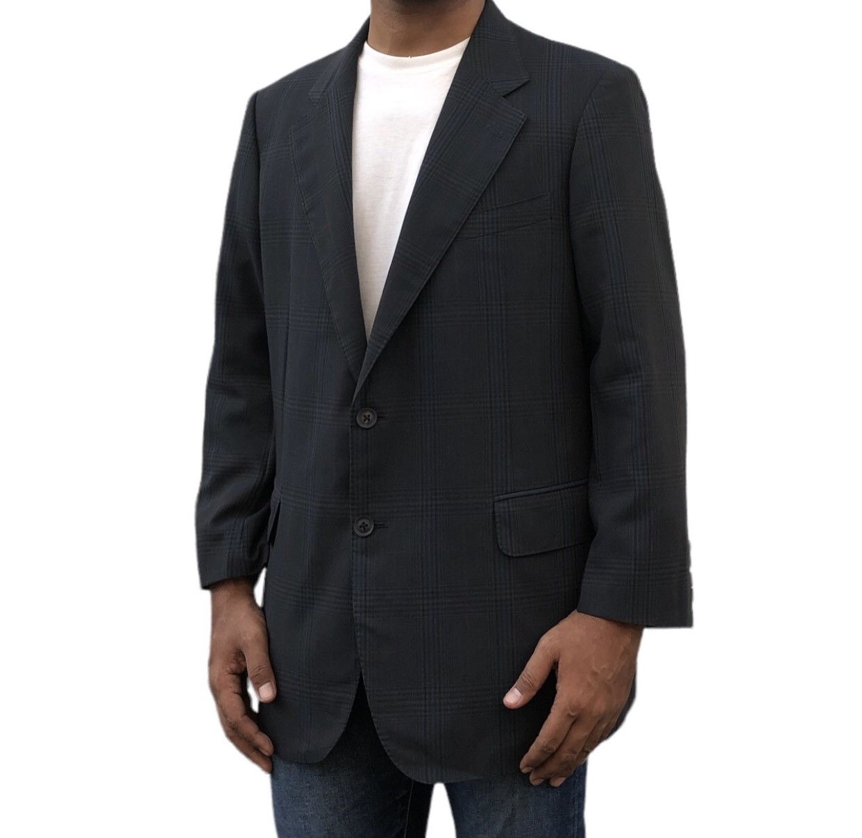 Burberry Vintage Burberrys Prorsum Men’s Checked Wool Blazer / Coat Size 38L - 1 Thumbnail