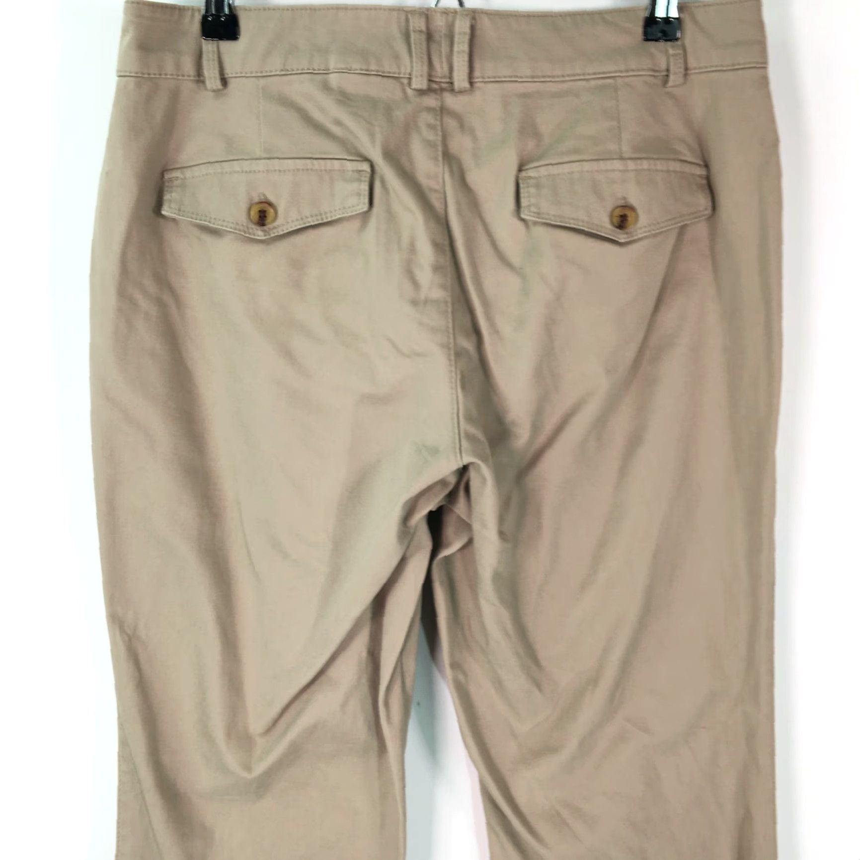 Dockers Dockers Womens Tan Dress Pants Casual Regular Straight Low Rise Size 8 Size 30" / US 8 / IT 44 - 7 Thumbnail