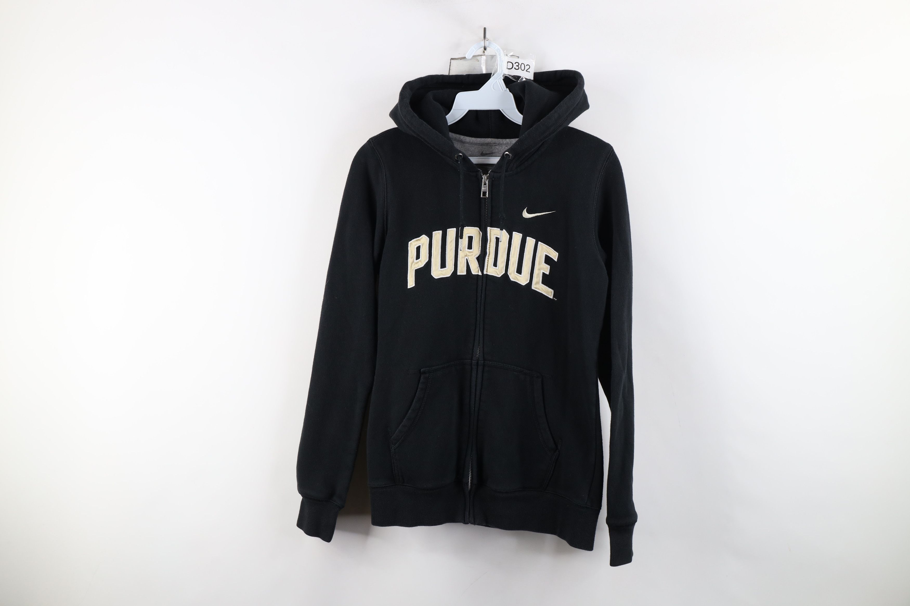 Nike × Vintage Vintage Nike Scott Mini Swoosh Purdue University Zip Hoodie Size M / US 6-8 / IT 42-44 - 1 Thumbnail
