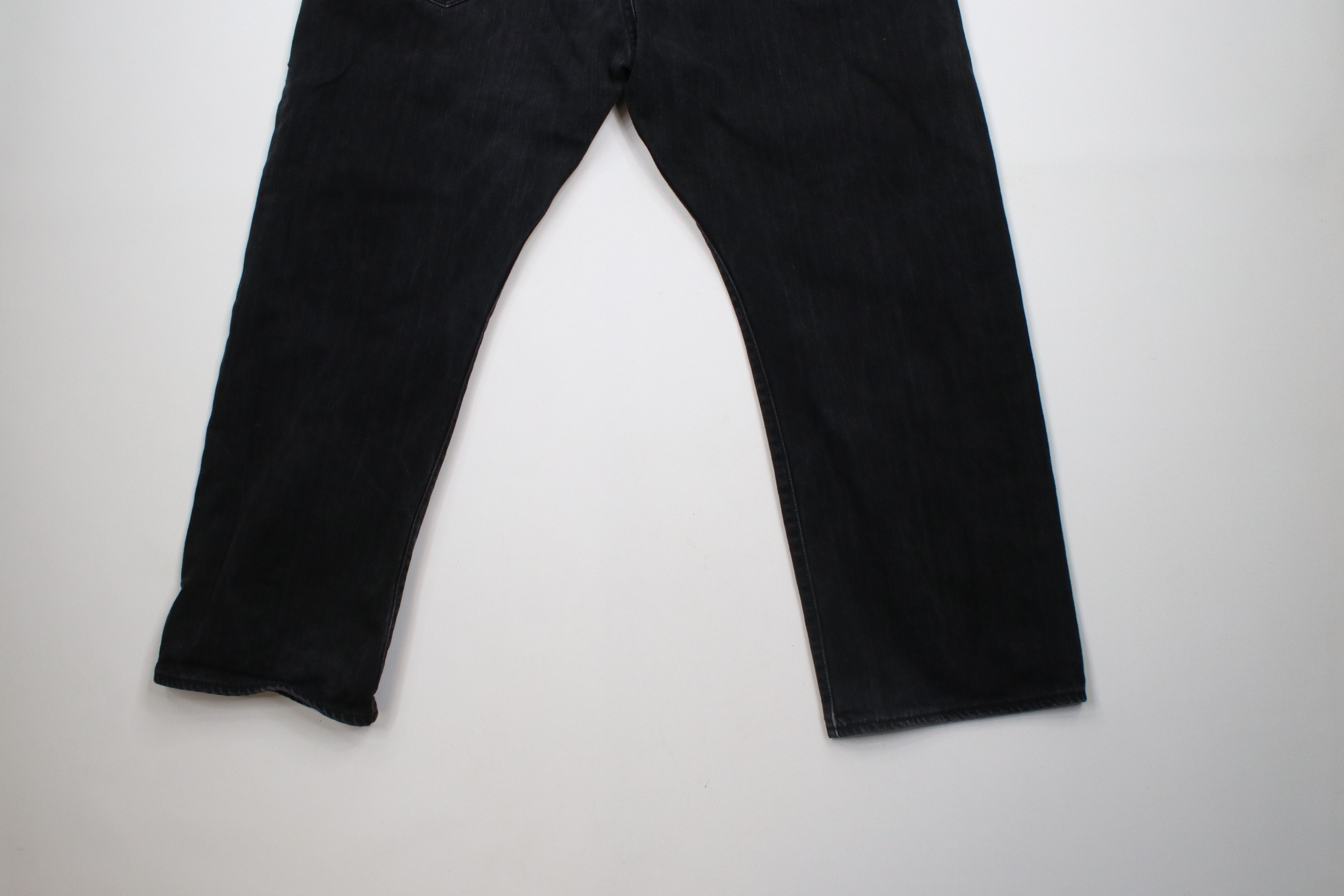 Levi's × Vintage Vintage Y2K Levis 501xx Fly Original Fit Denim Jeans Black Size US 44 / EU 60 - 13 Thumbnail