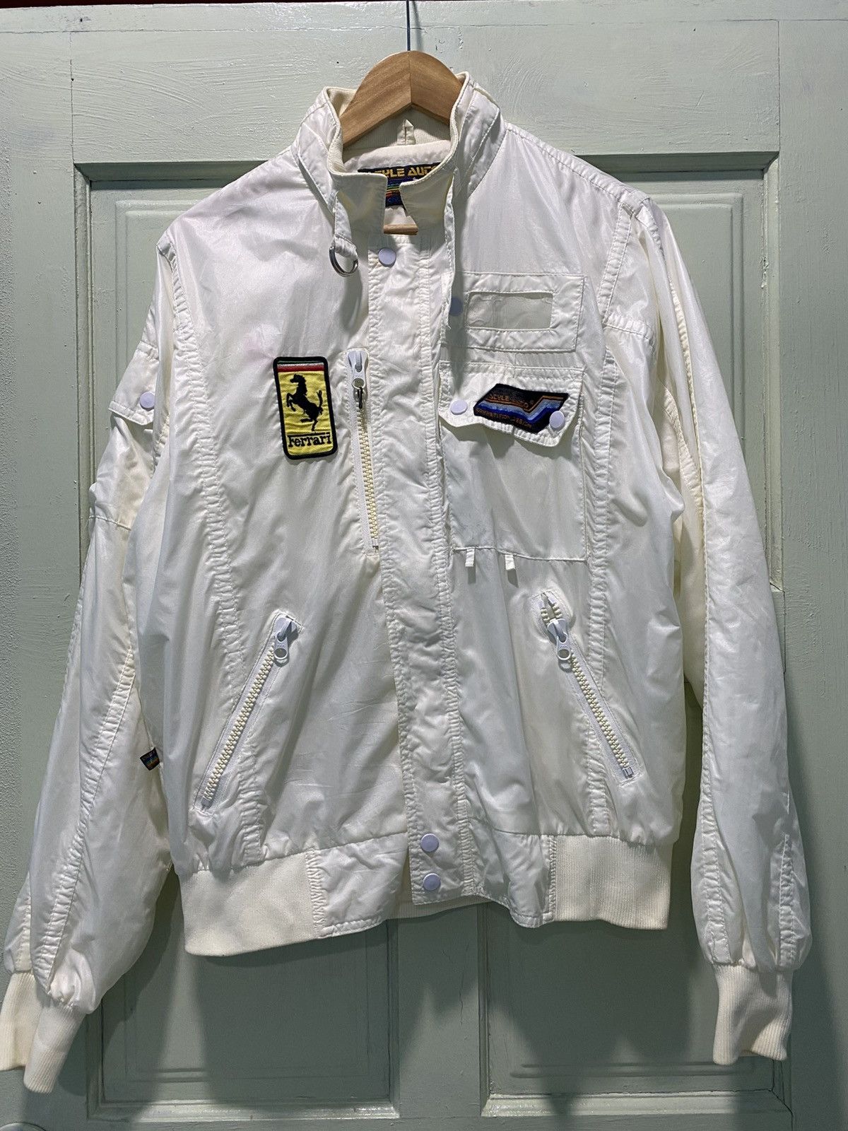 Ferrari Vintage Ferrari Auto California Nylon Lightweight Jacket Size US L / EU 52-54 / 3 - 1 Thumbnail