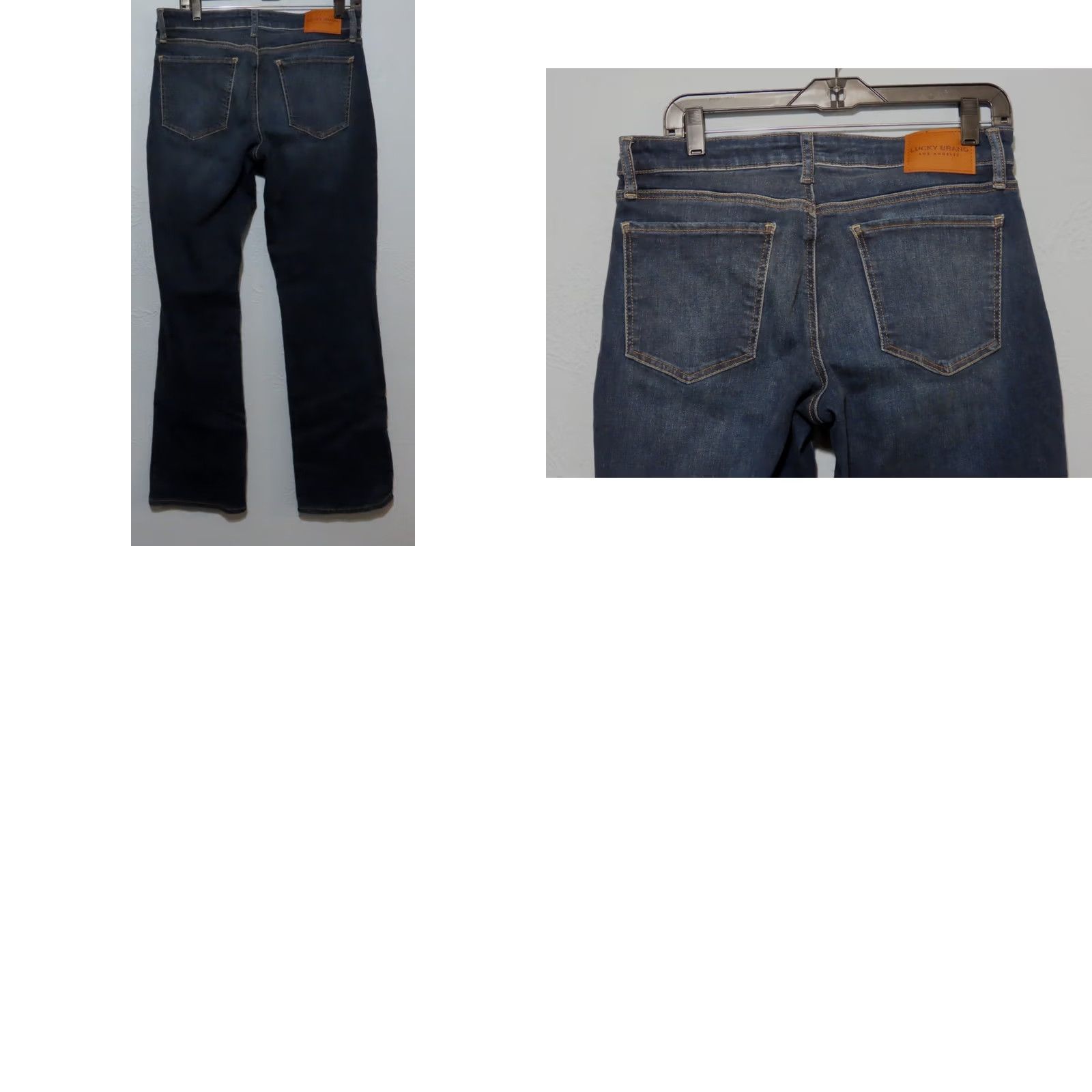 Lucky Brand Lucky Brand Jeans Womens 12/31 R Blue High Rise Flared Stevie Stretch Denim Jeans Size 34" / US 12 / IT 48 - 8 Thumbnail