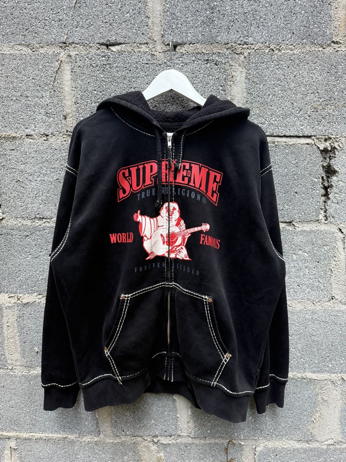 Supreme True Religion Buddha Zip-Up Hoodie