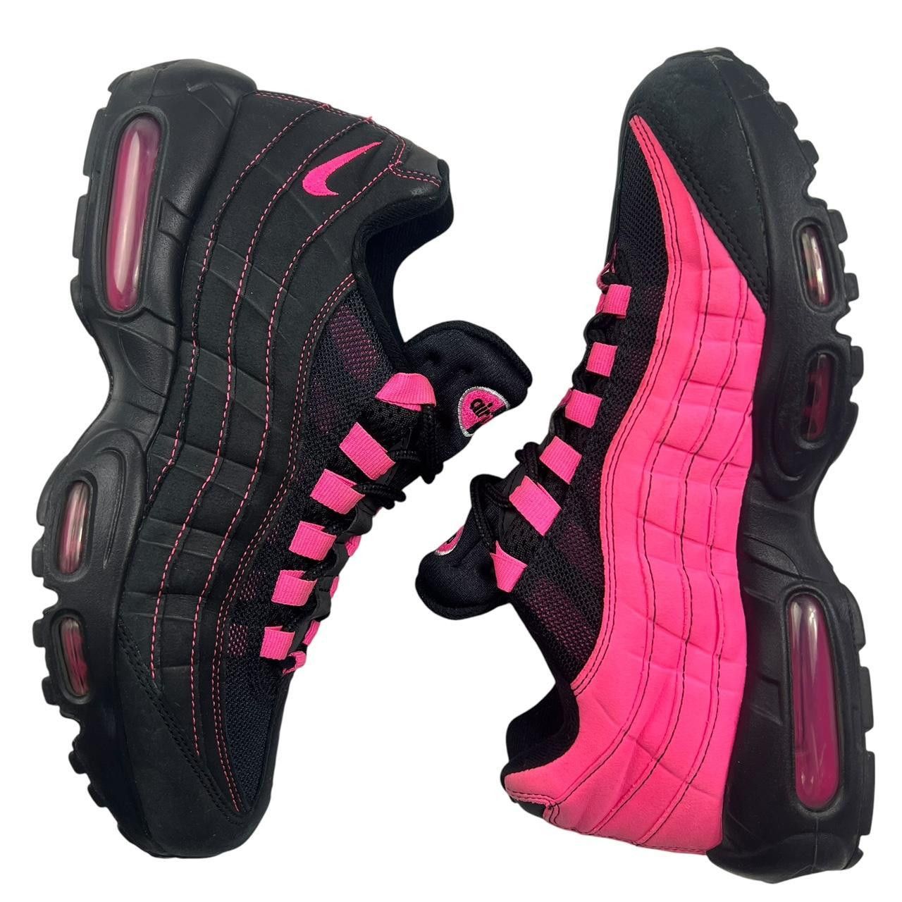 Nike Nike Air Max 95 Black Pink Blast - Size US 9 / EU 44 / UK 8 Size US 9 / EU 42 - 3 Thumbnail