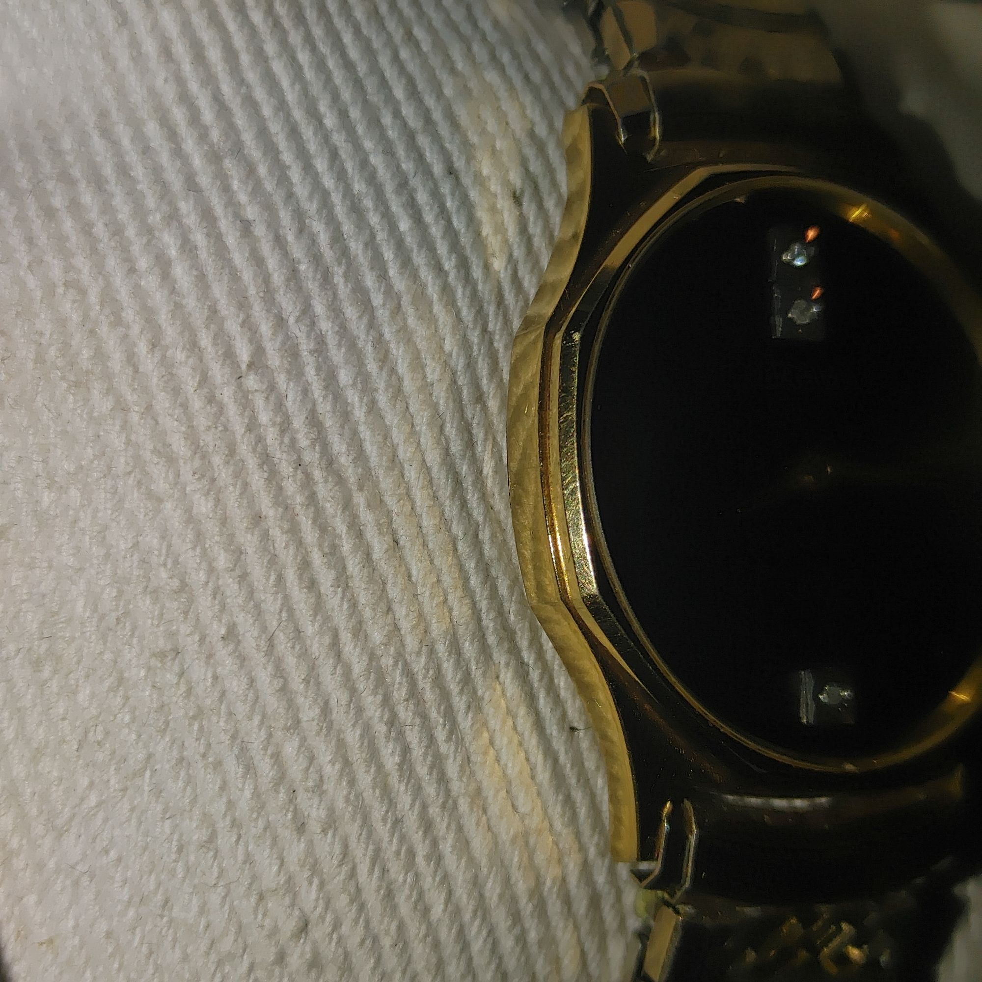 Bulova Bulova Quartz Gold Tone Watch Vintage Diamond Accents Stainl Size ONE SIZE - 10 Thumbnail
