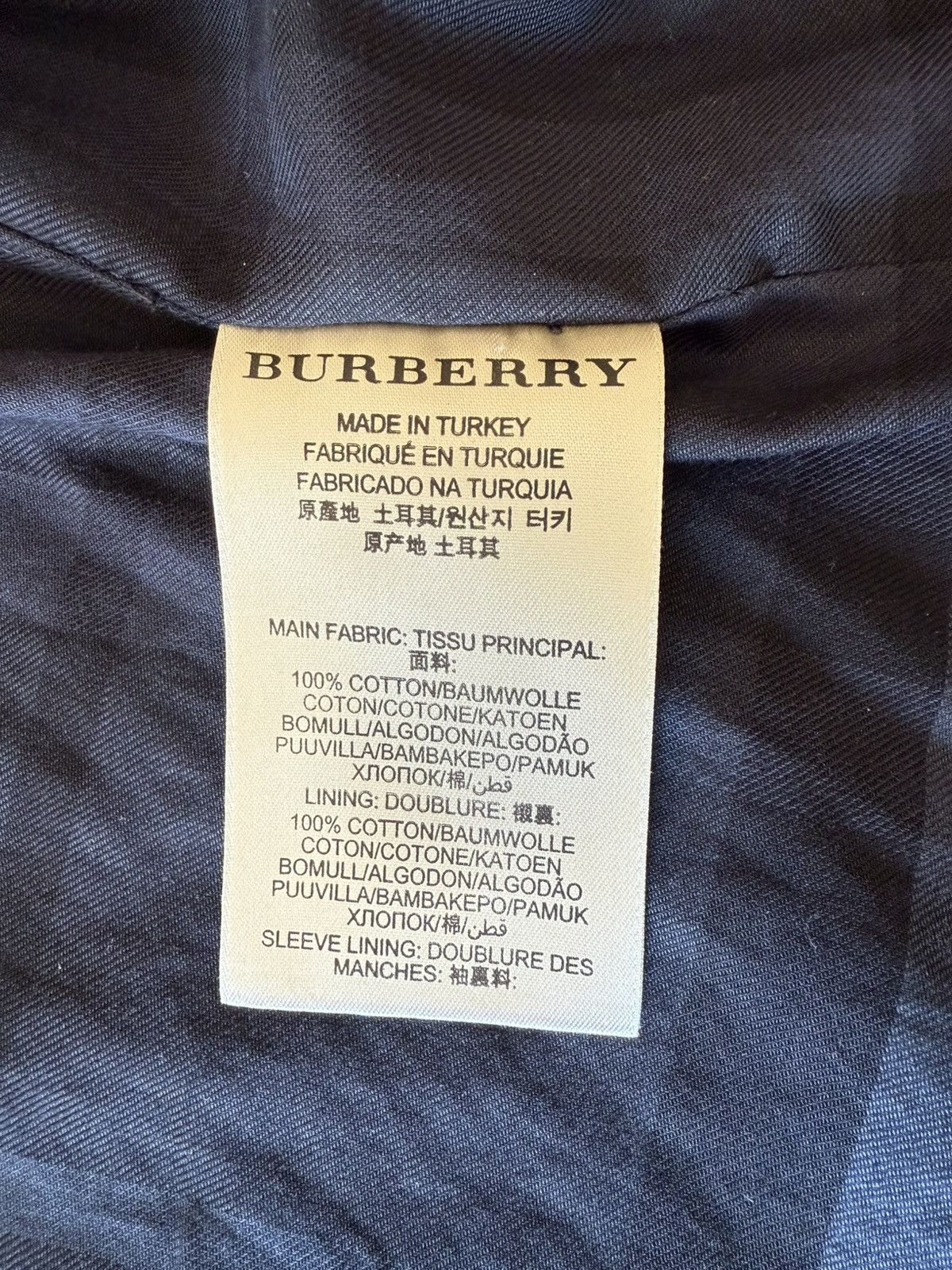 Burberry Burberry Car Coat in Dark Navy Size US L / EU 52-54 / 3 - 5 Thumbnail