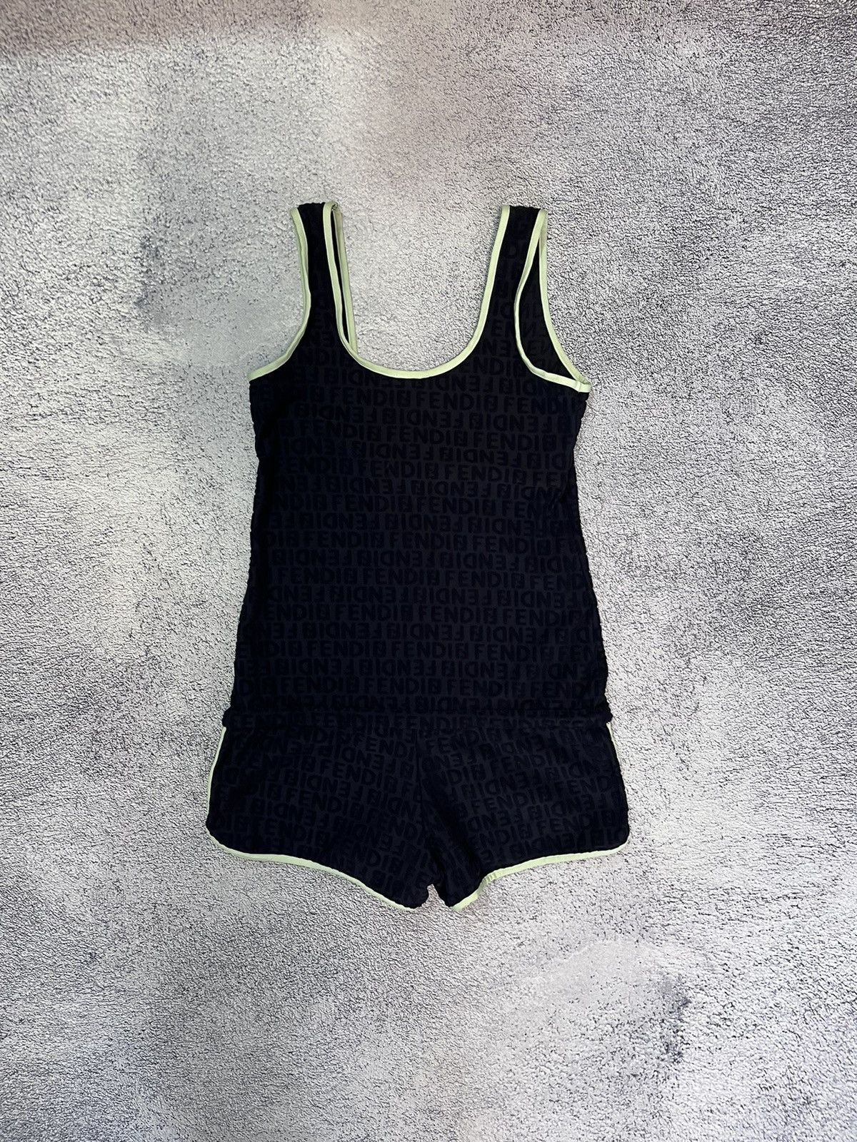 Fendi Fendi Women’s Monogram Romper Bodysuit Black Size 38 IT Size 26" / US 2 / IT 38 - 9 Thumbnail