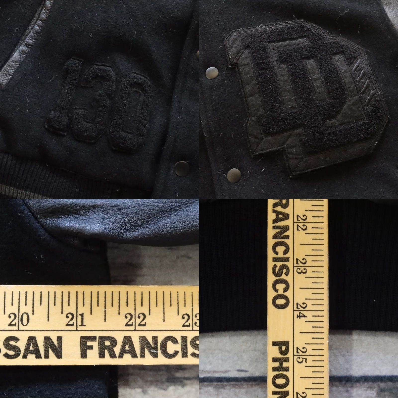 Nike VINTAGE Nike Dunk Destroyer Varsity Jacket Men M Black Size US M / EU 48-50 / 2 - 8 Thumbnail