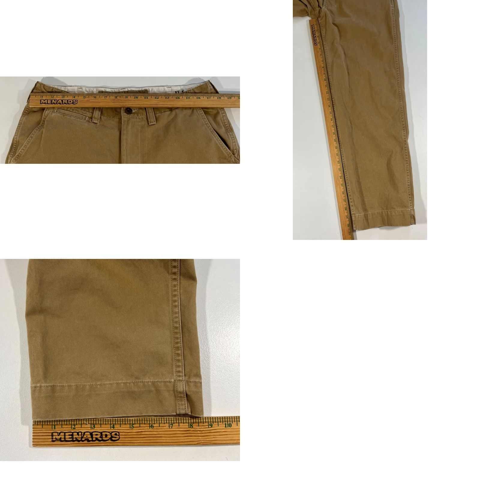Polo Ralph Lauren VINTAGE Polo Jeans Company Ralph Lauren RL67 Chino Pants Men 33x30 Tan Cotton Canvas 90s Preppy USA Polo Ralph Lauren Pants Mens Chino Vintage 33x30 Size US XS / EU 42 / 0 - 9 Thumbnail