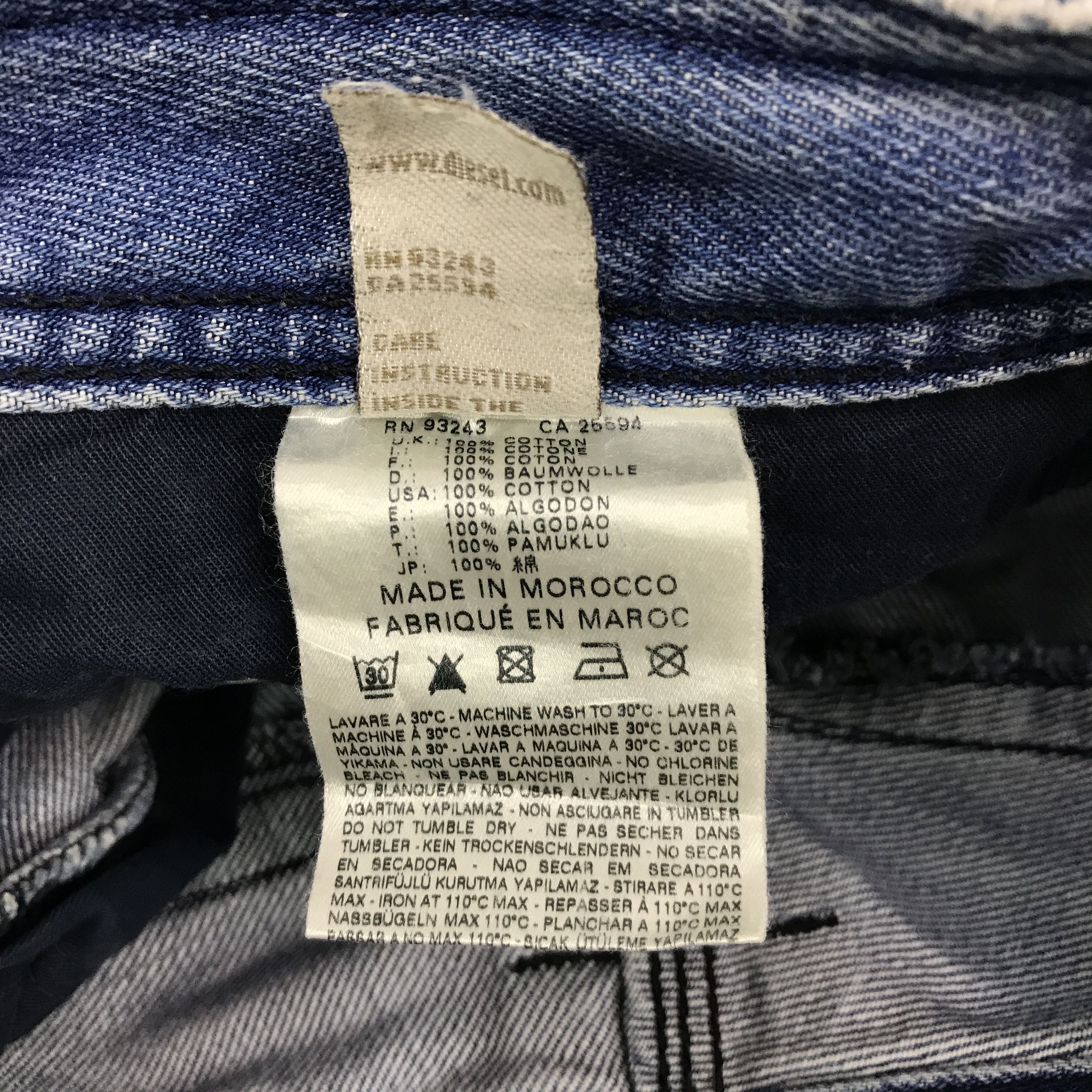 Diesel DIESEL TIMMEN DENIM DISTRESSED JEANS PANT Size US 32 / EU 48 - 10 Thumbnail