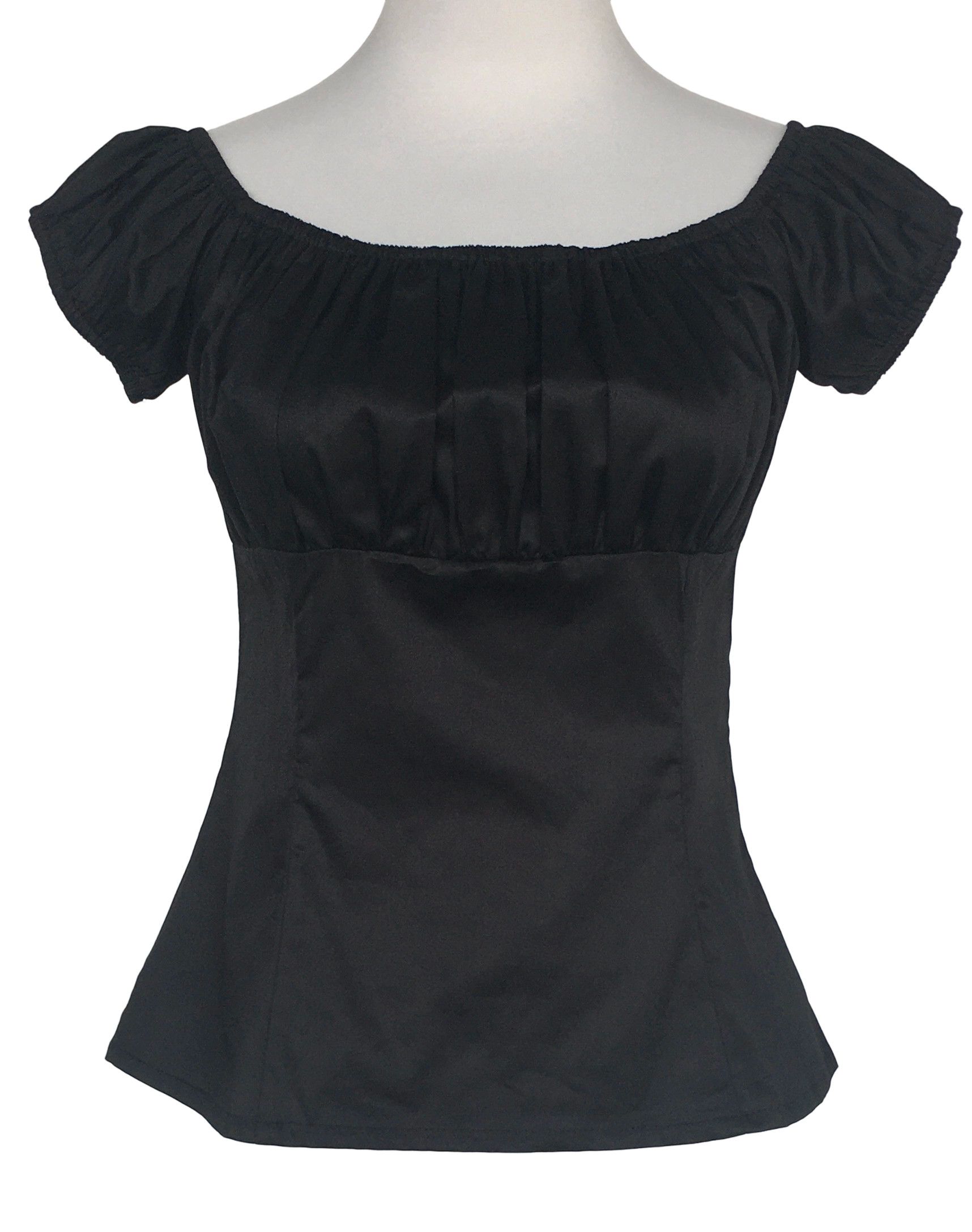 Other Black blouse off shoulder slim fit women tops Size XL / US 12-14 / IT 48-50 - 1 Thumbnail