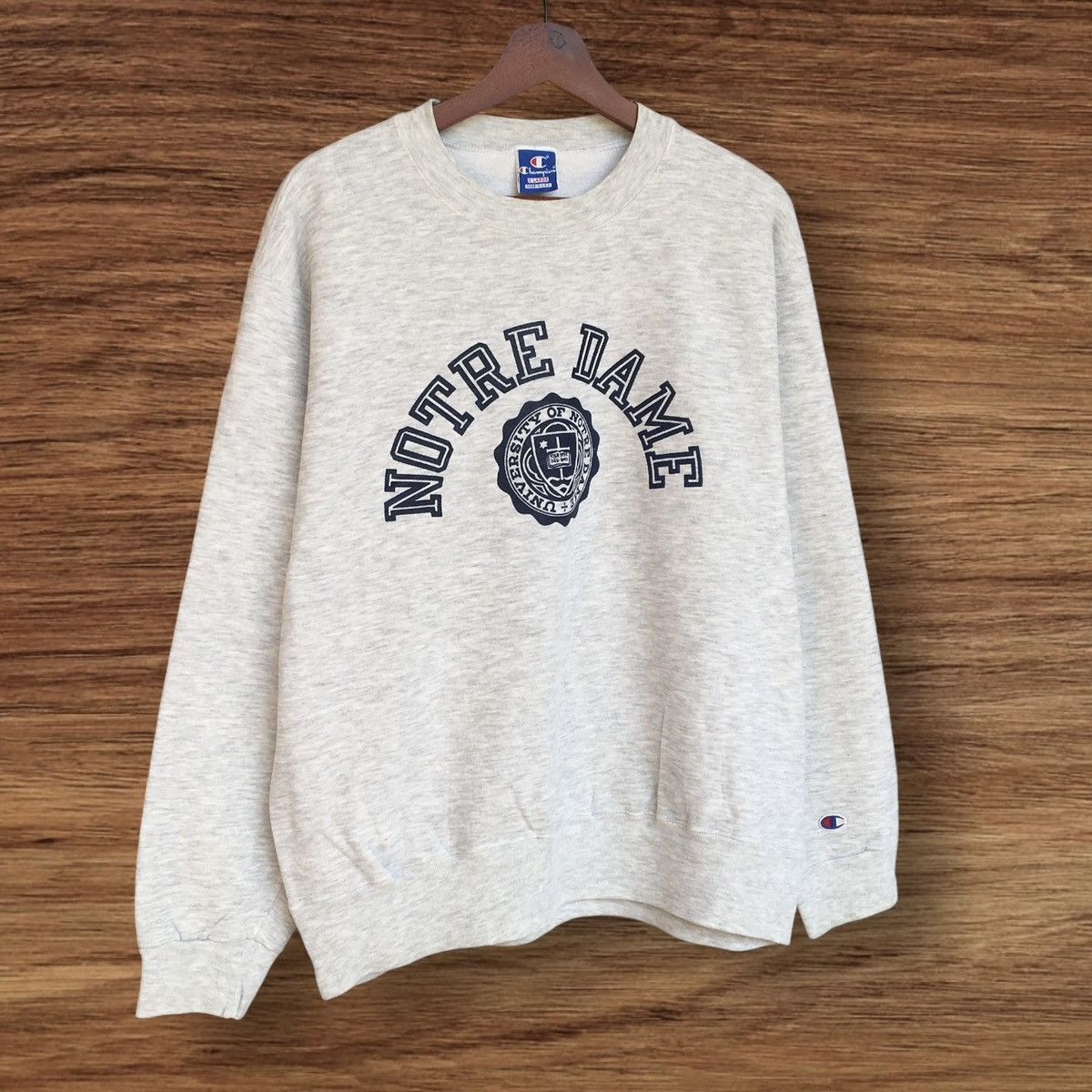 Champion Rare! Vintage 80s Champion Notre Dame University Size XL / US 12-14 / IT 48-50 - 3 Thumbnail