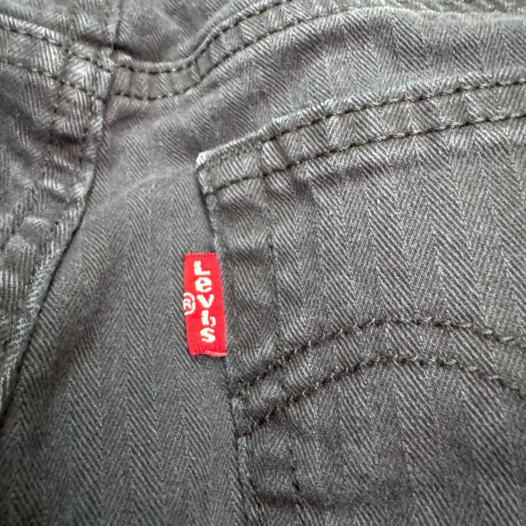 Levi's Levi's Slim Skinny Denim Jeans Womens 27 Regular Dark Black Mid Rise Cotton Stretch 5-Pocket City Streetwear Womens Jeans Size 27" / US 4 / IT 40 - 3 Thumbnail
