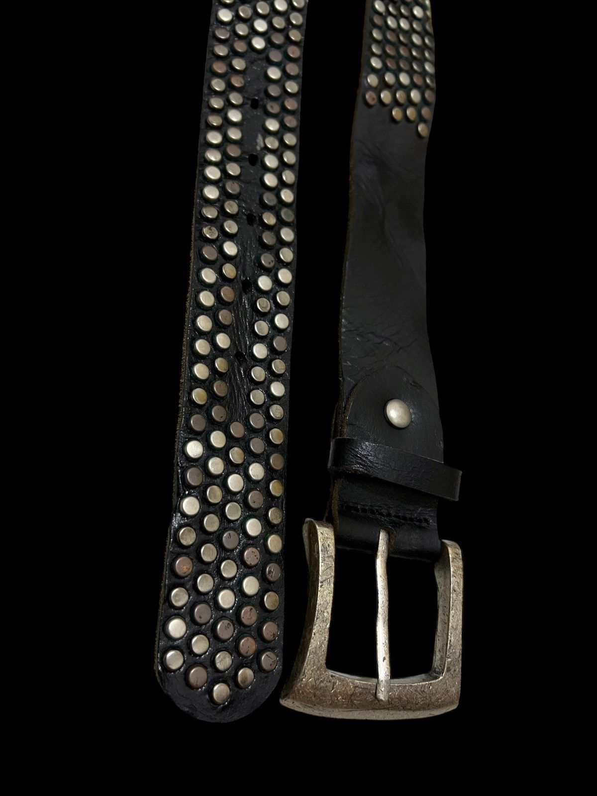 If Six Was Nine × Le Grande Bleu (L.G.B.) Vintage studed belt Size ONE SIZE - 2 Thumbnail
