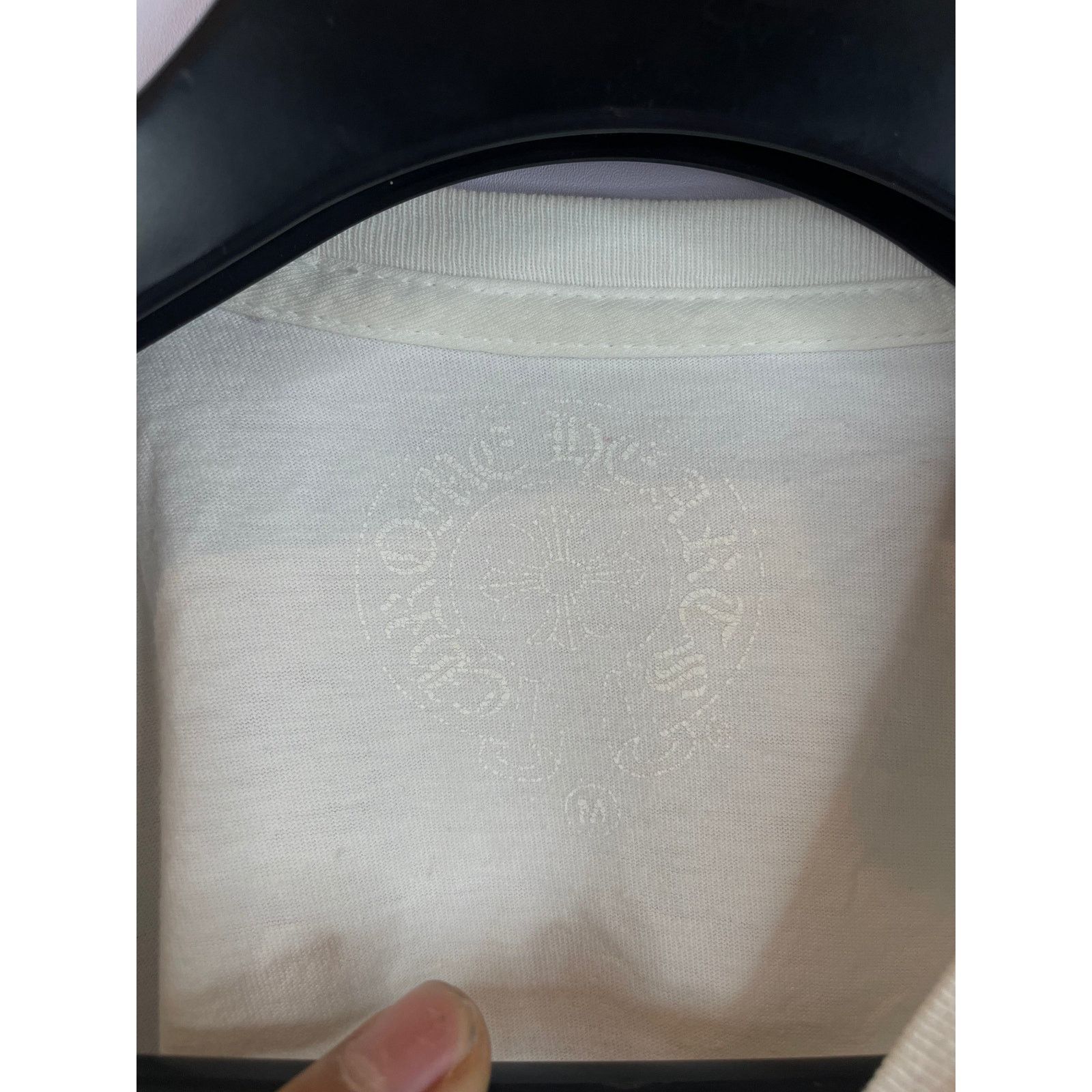 Chrome Hearts Chrome Hearts Fleur Monogram Tee White Used Medium Size US M / EU 48-50 / 2 - 4 Thumbnail