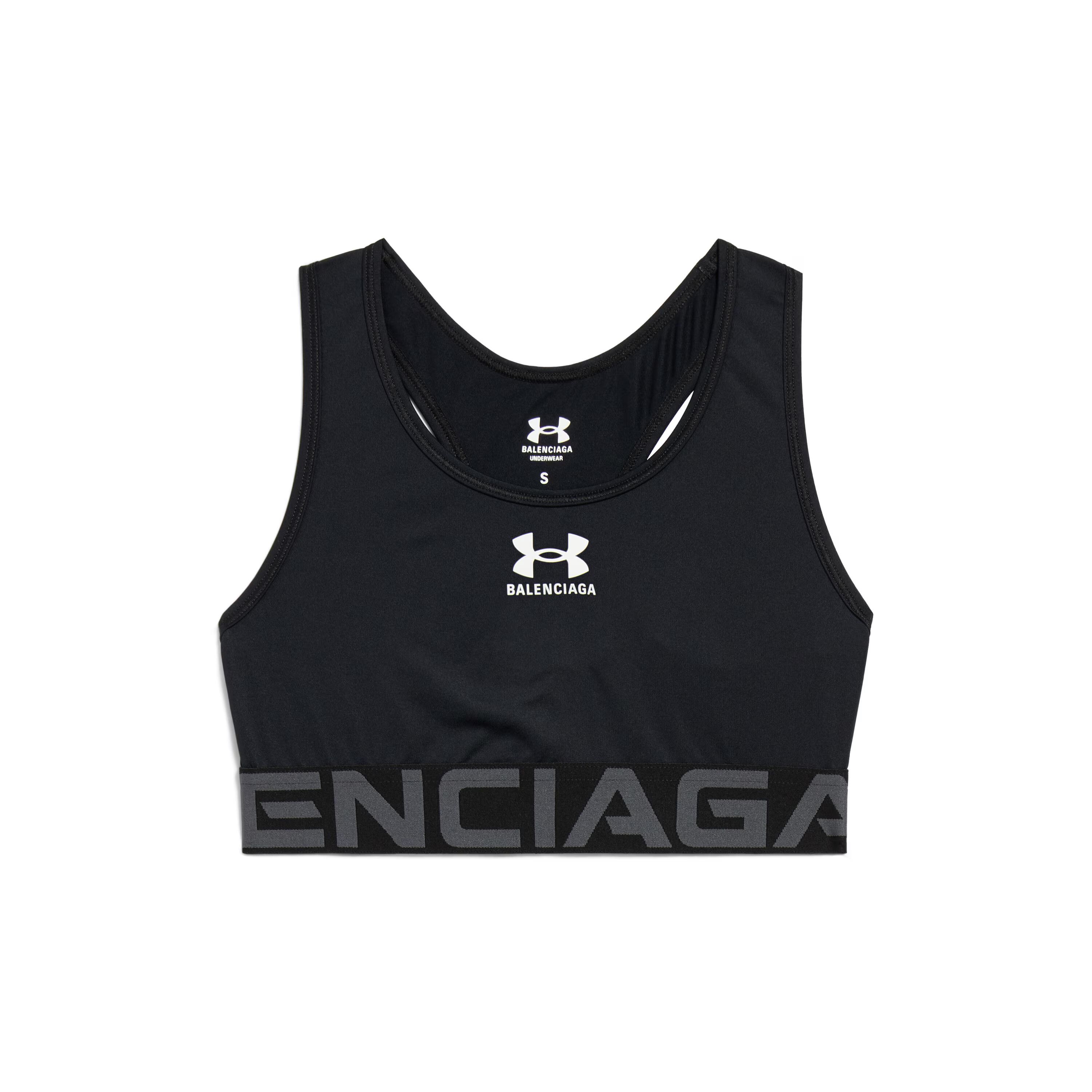 Balenciaga o1w1db10725 Size: S / Under Armour® Bra in Black Size ONE SIZE - 1 Thumbnail