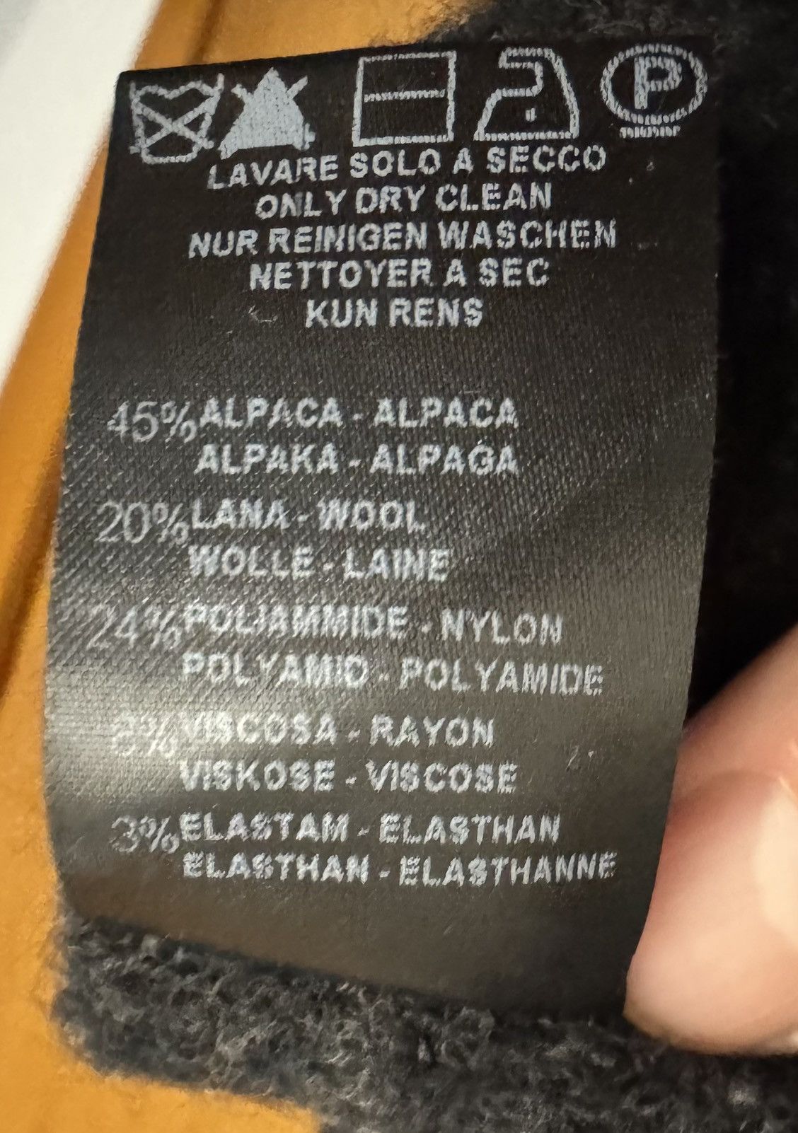 Transit Black Sweater in Alpaca Size US M / EU 48-50 / 2 - 14 Thumbnail