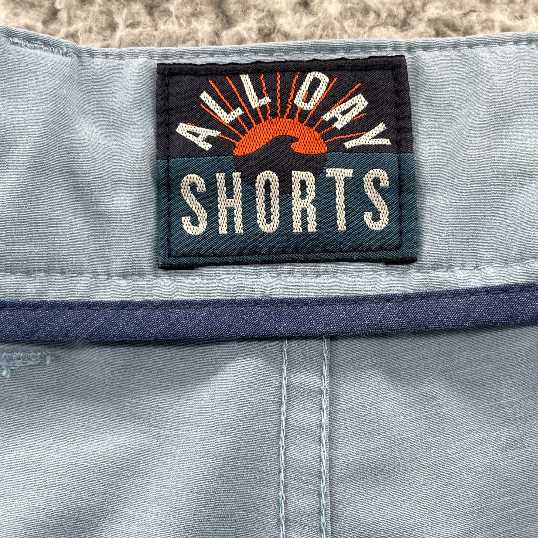 Faherty Faherty All Day Shorts Men 40x8* Blue Chino Preppy Outdoor Golf Performance Surf Shirt Size US 40 / EU 56 - 6 Thumbnail