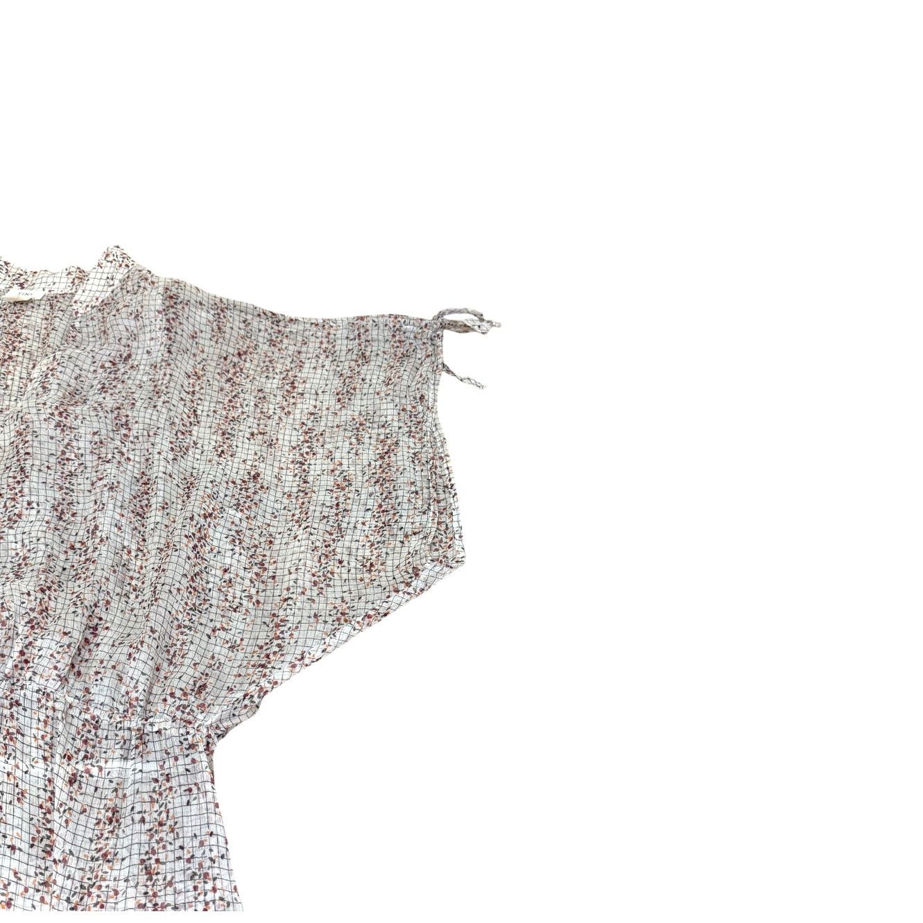Anthropologie Anthropologie Tiny Sheer Dress Women M Brown Floral READ Size M / US 6-8 / IT 42-44 - 5 Thumbnail