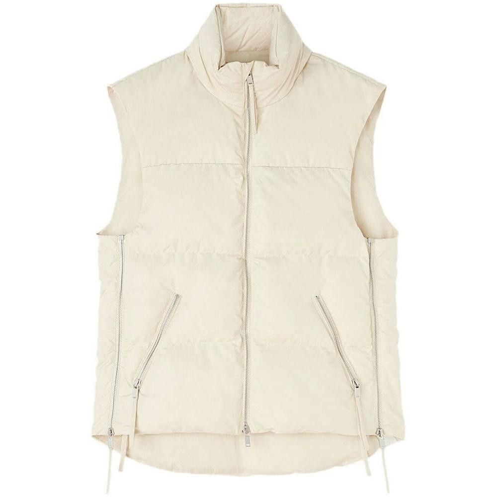 JIL SANDER BEIGE DOWN VEST SIZE S