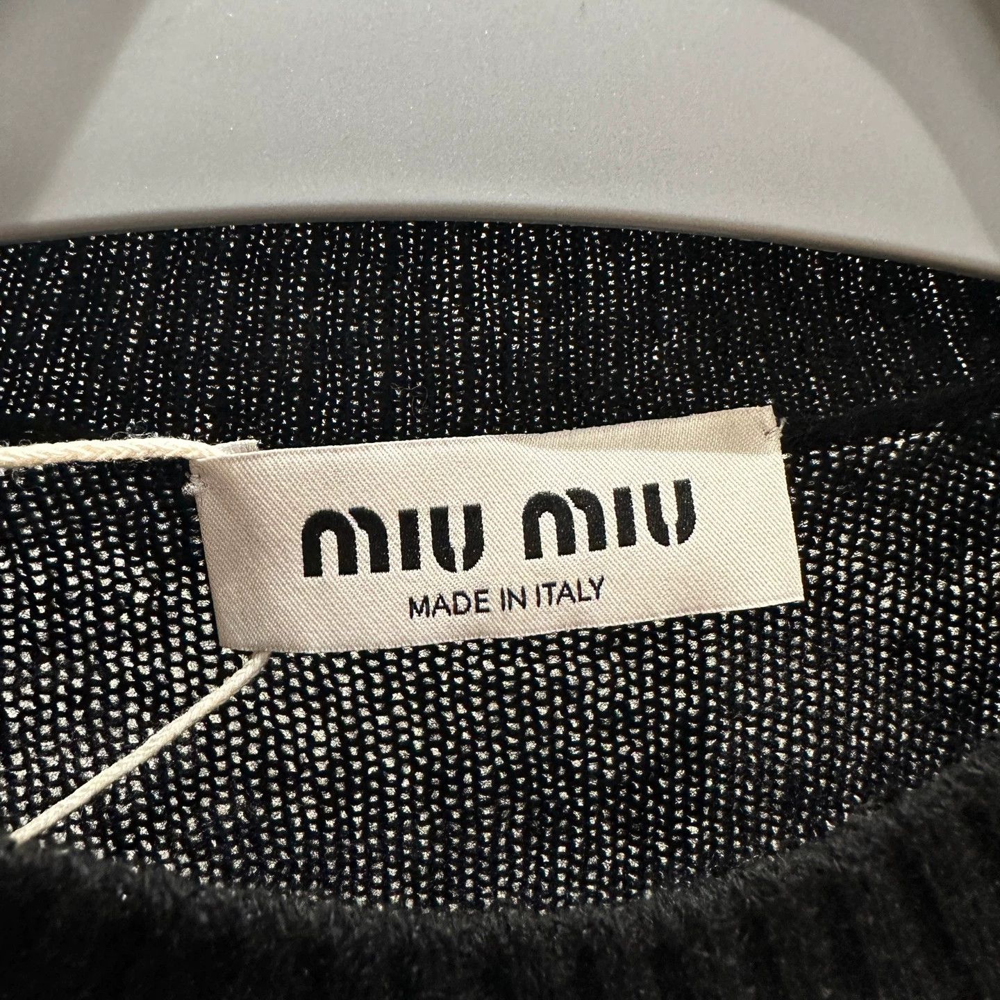 Miu Miu MIU MIU may730 logo knit sweater 40 wool Size S / US 4 / IT 40 - 3 Thumbnail