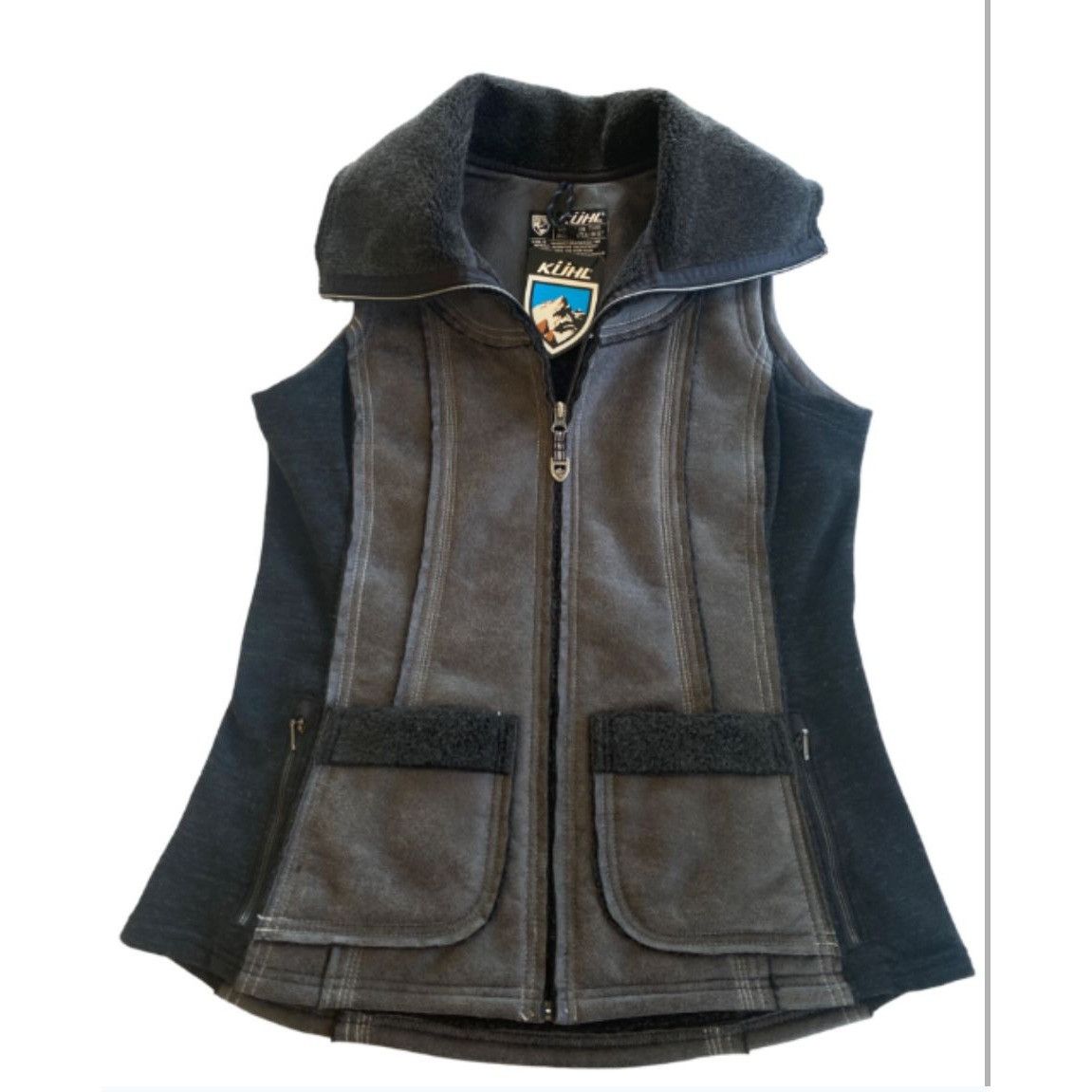 Kuhl NWT KUHL Women's Medium Raven Gray Black Dani Sherpa Vest It Size M / US 6-8 / IT 42-44 - 16 Thumbnail