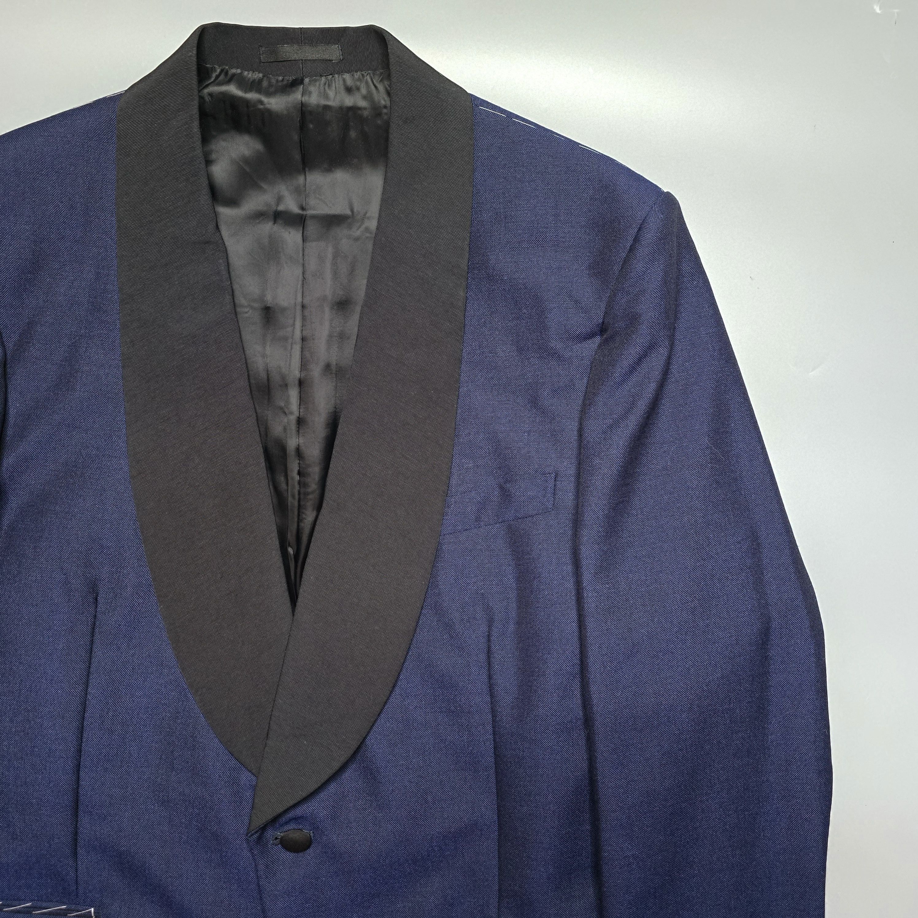 Kingsman Kingsman - Wool Mohair Tuxedo Jacket Size 44R - 4 Thumbnail