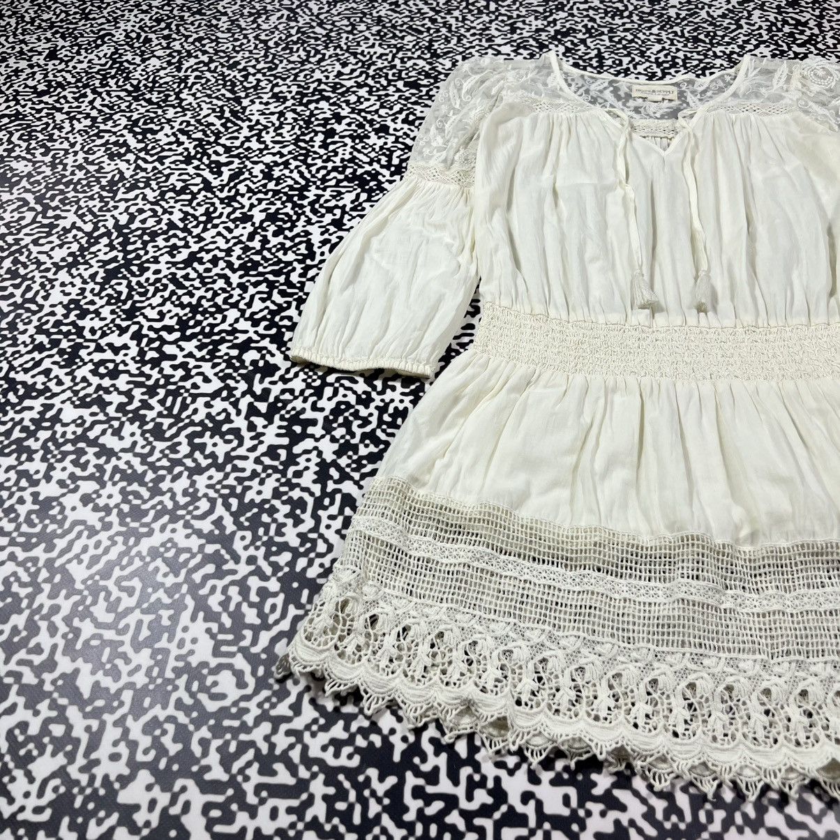 Denim & Supply Ralph Lauren Vintage Y2K Denim & Supple Ralph Lauren Lace Boho Mini Dress Size S / US 4 / IT 40 - 9 Thumbnail