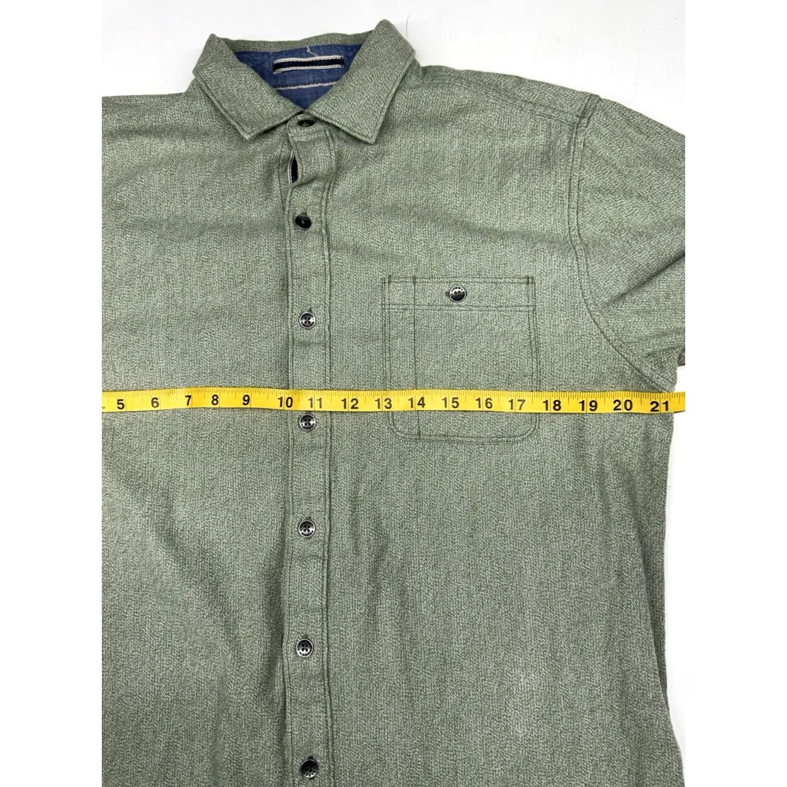 Tommy Bahama Tommy Bahama Jacket Green Overshirt Shacket Button Down Woven Lightweight Mens M Green Casual Jacket Shacket Mid-Length Windbreaker Logo Pockets Mens Size US M / EU 48-50 / 2 - 5 Thumbnail