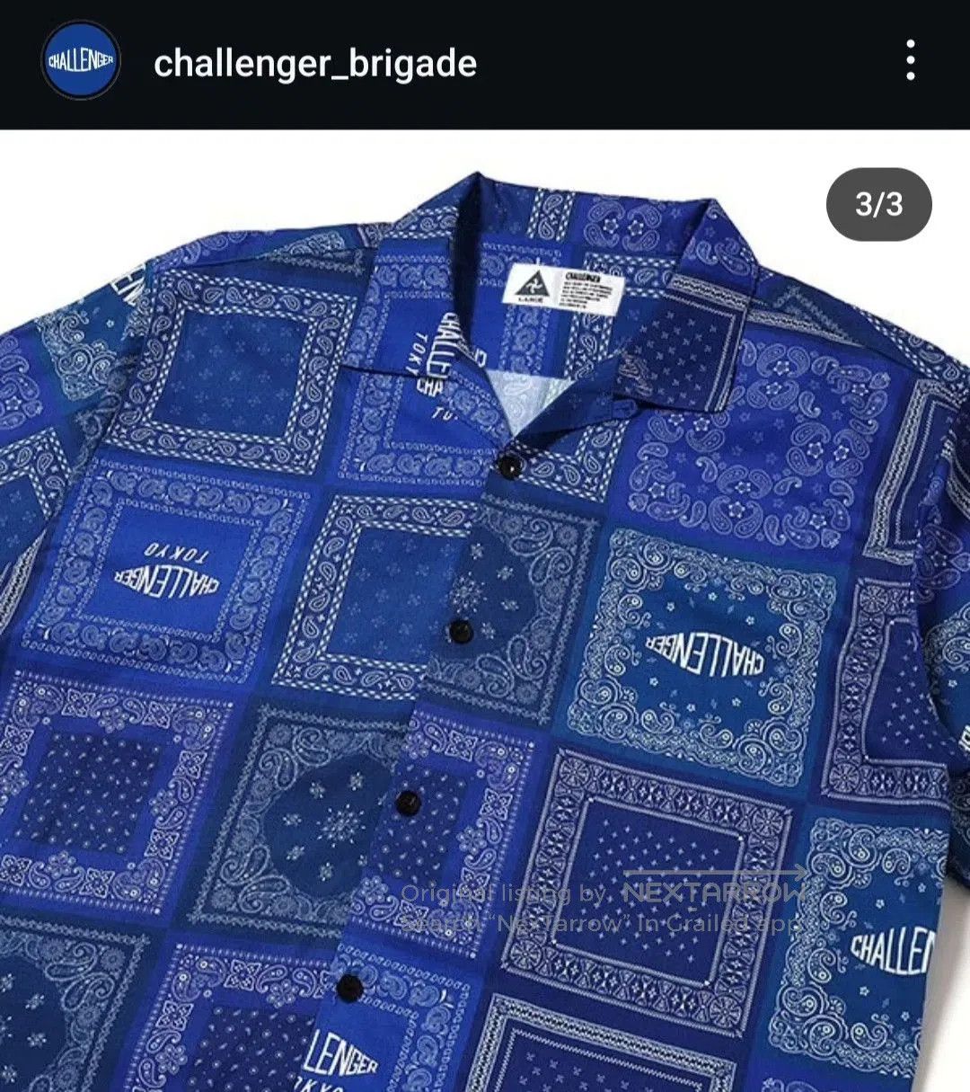 CHALLENGER Challenger Tokyo Limited Bandana Shirt. Size US M / EU 48-50 / 2 - 2 Thumbnail