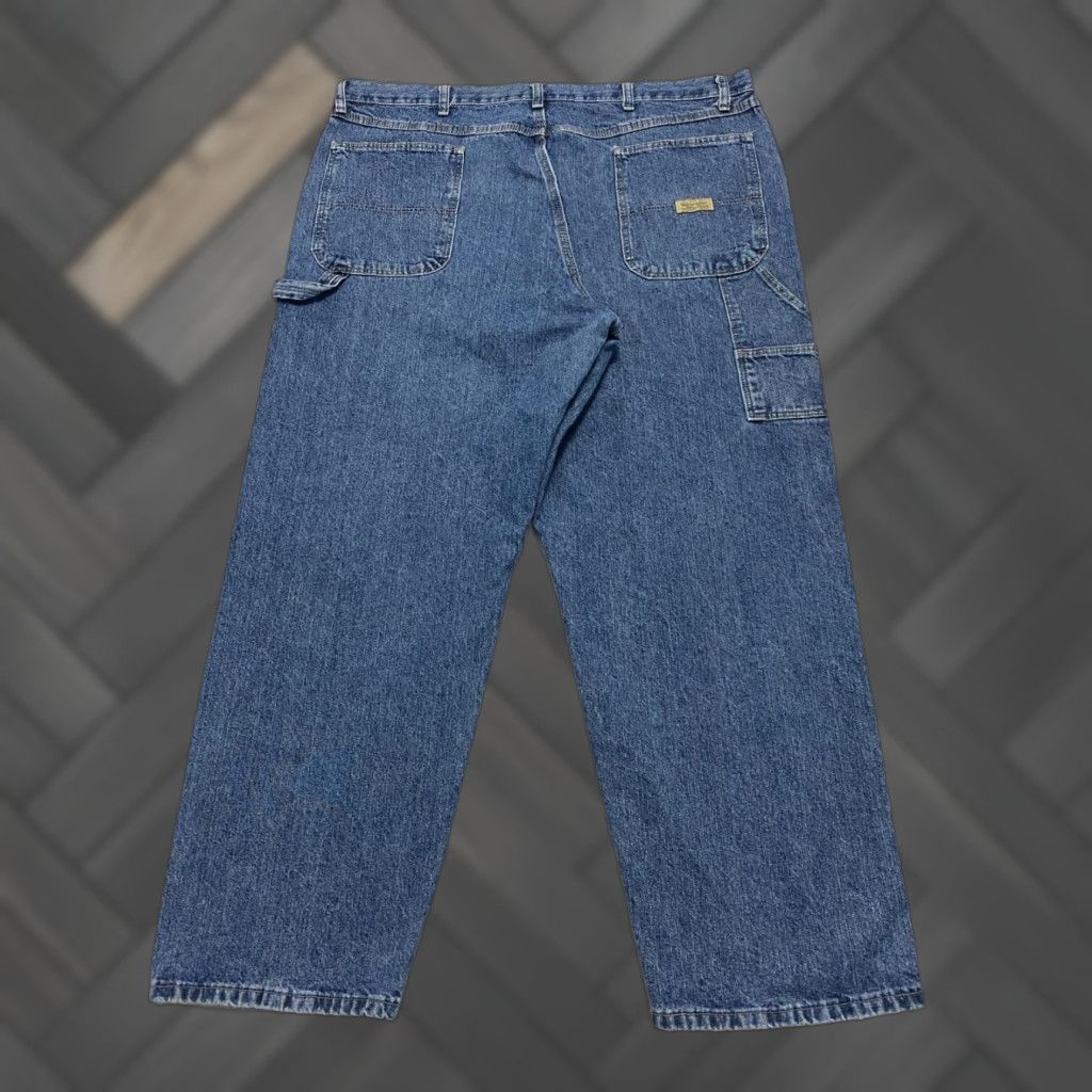Wrangler VINTAGE Wrangler Hero Carpenter Jeans Mens Size 40x30 Blue Straight Wide-Leg Size US 40 / EU 56 - 1 Thumbnail