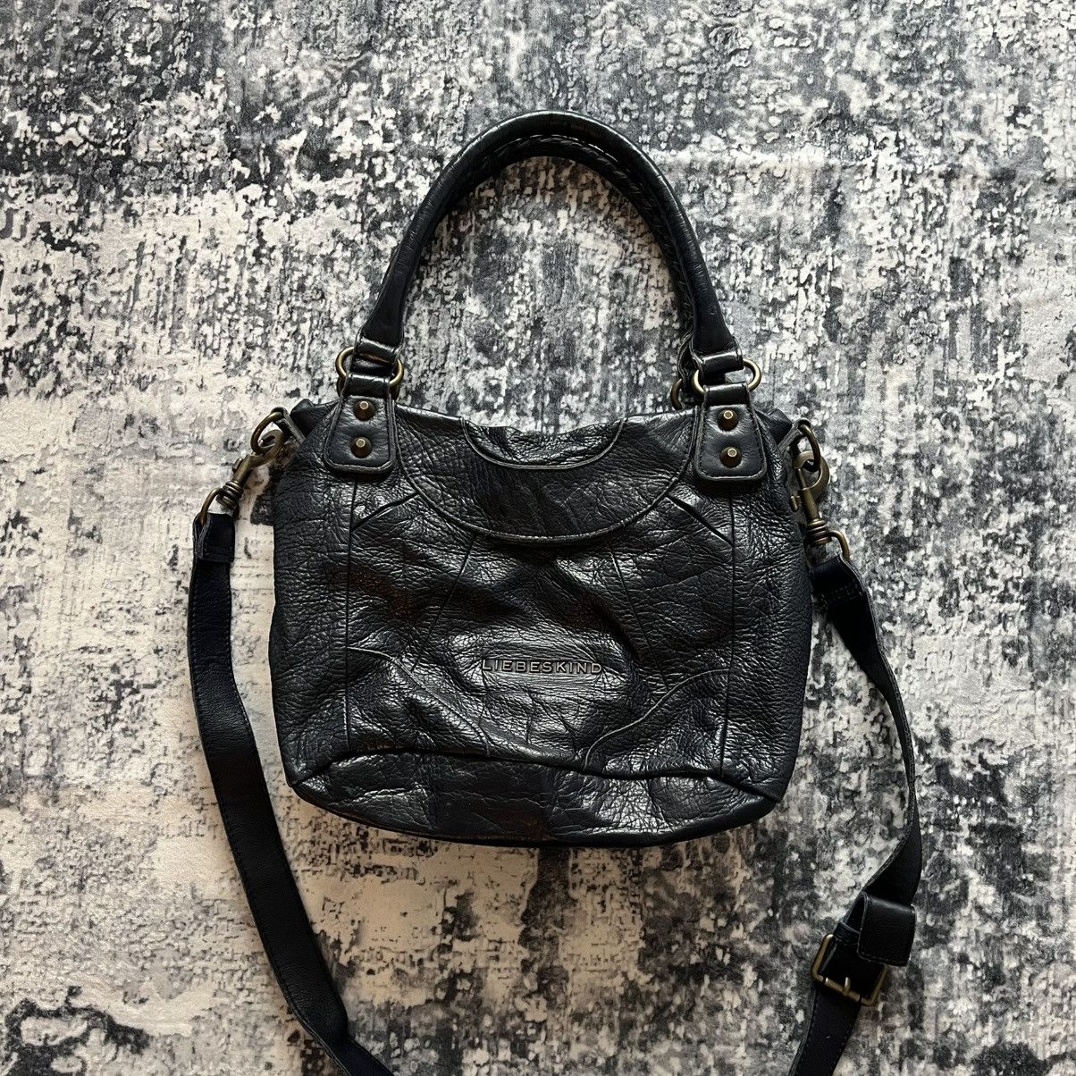 LIEBESKIND BERLIN Dark Navy Leather Shoulder Bag Liebeskind Berlin Crossbody Size ONE SIZE - 13 Thumbnail