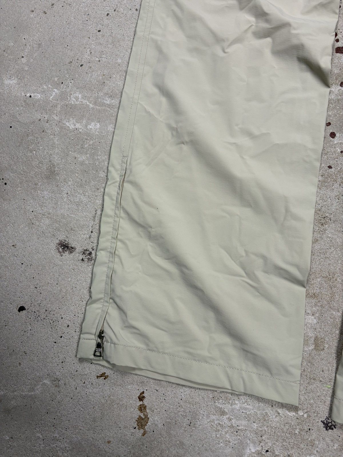 Prada DSWT 2000s Prada Sport Beige Baggy Red Tab Pants Linea Rossa Size 33" - 21 Thumbnail