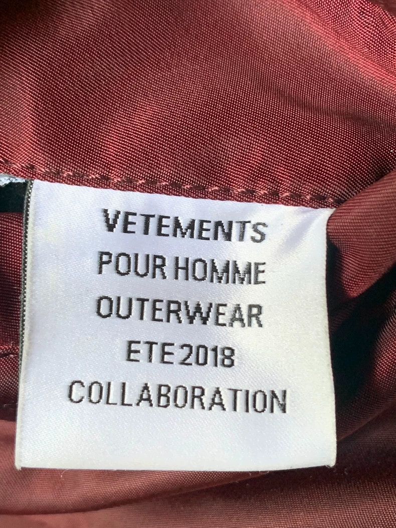Vetements vetements Burgundy cotton-padded jacket 2501-Nextarrow Size US S / EU 44-46 / 1 - 5 Thumbnail