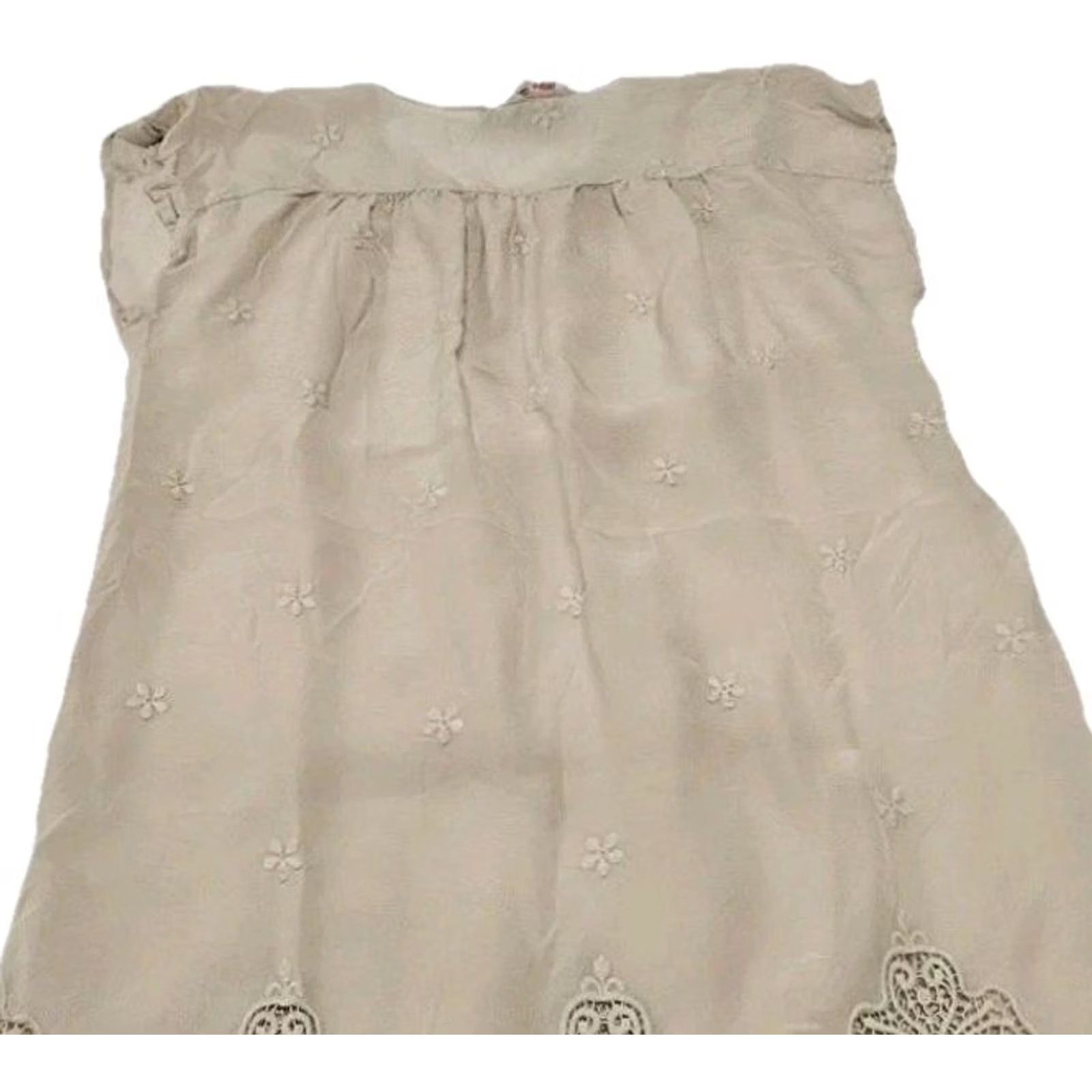 Johnny Was Johnny Was Cupra Rayon Embroidered Blouse Small Cream Boho Cottagecore Tunic Blouse Women S Cupro Voile Floral Embroidered Size S / US 4 / IT 40 - 6 Thumbnail