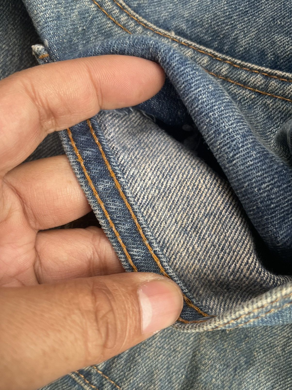Levi's Vintage 1979 Levis 646 e Orange Tag Size US 35 - 12 Thumbnail