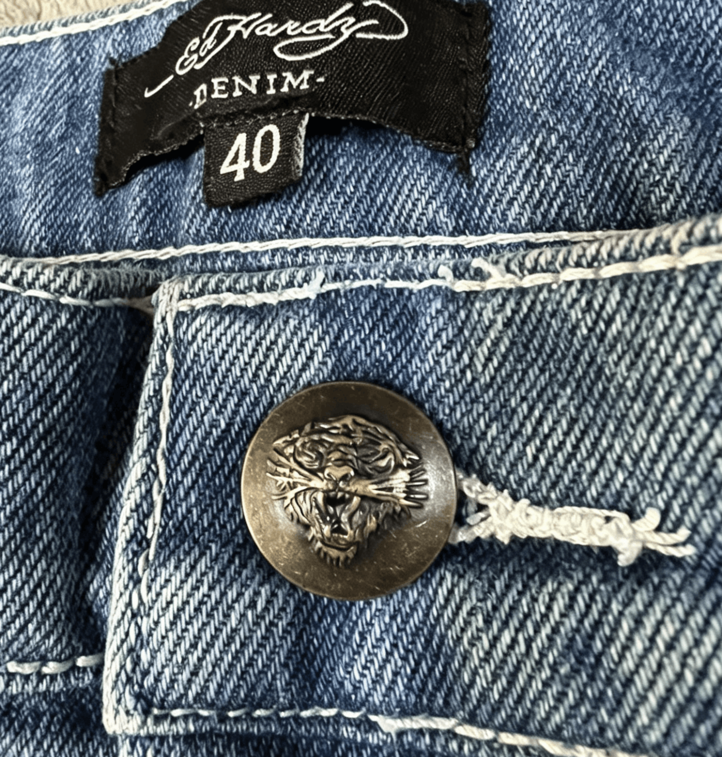 Ed Hardy ed hardy dragon embroidered baggy jeans Size US 40 / EU 56 - 5 Thumbnail
