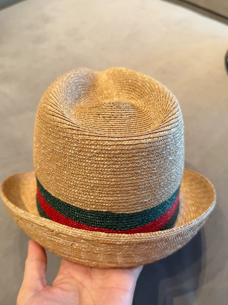 Gucci Gucci Size M Classic little straw hat 2503-Nextarrow Size ONE SIZE - 3 Thumbnail